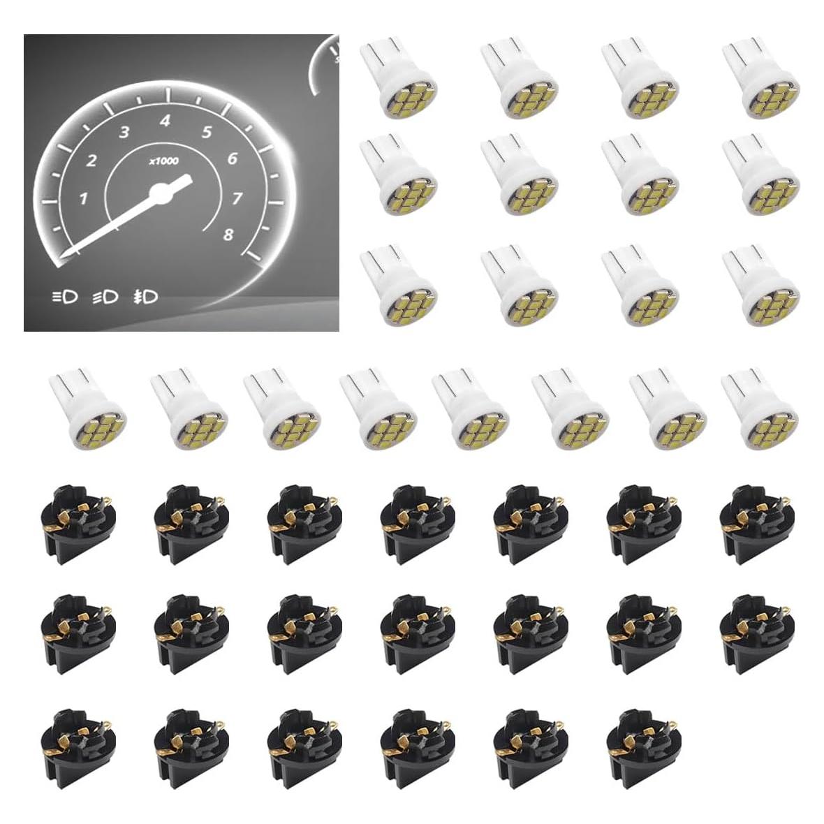 20 Bombillas LED T10 GAOLAOSY para Tablero Automotriz 12V