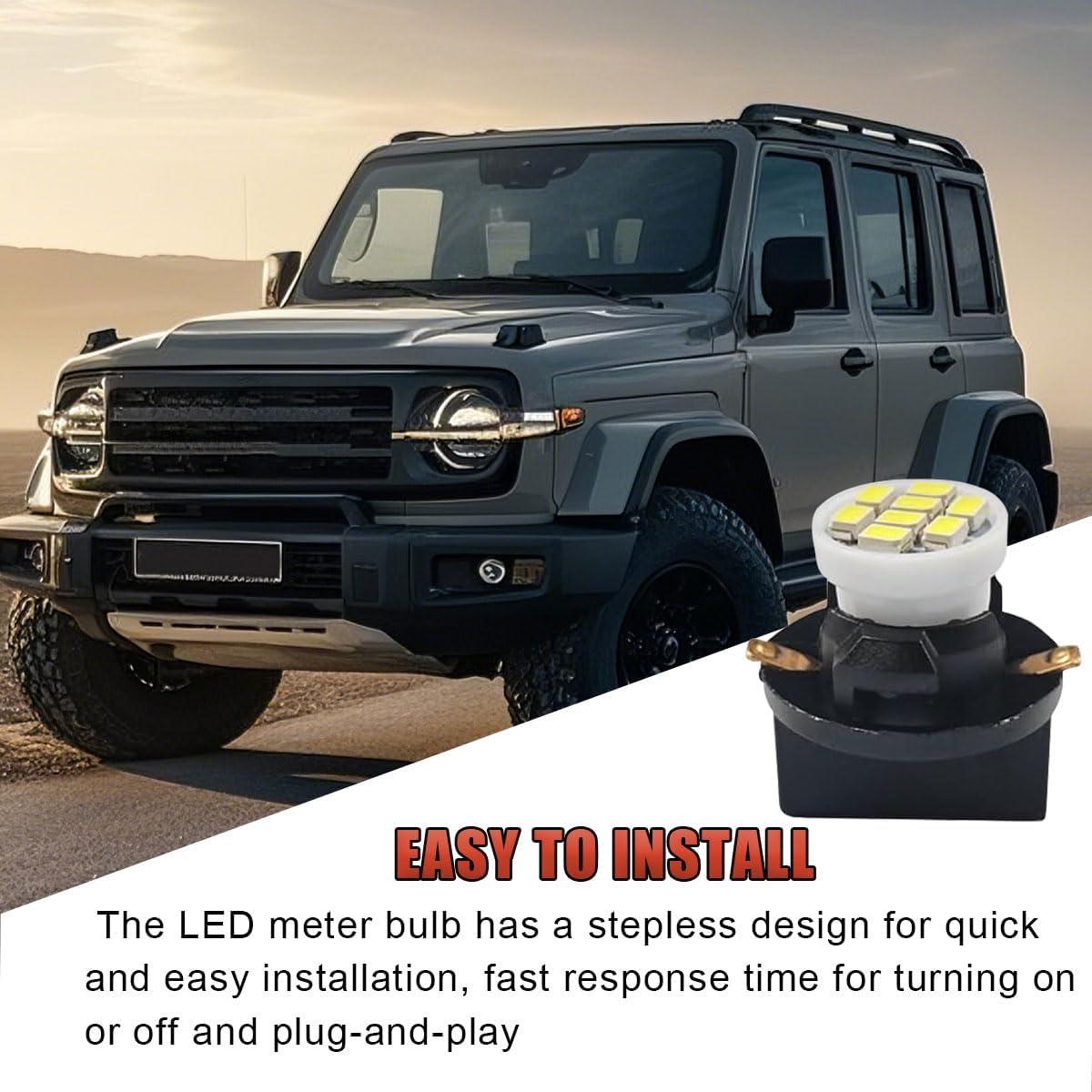 20 Bombillas LED T10 GAOLAOSY para Tablero Automotriz 12V