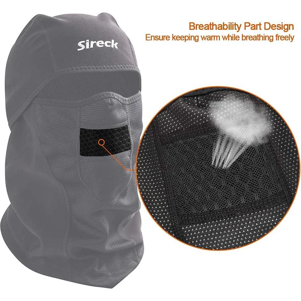 Pasamontañas Térmico Unisex Resistente al Agua y Viento