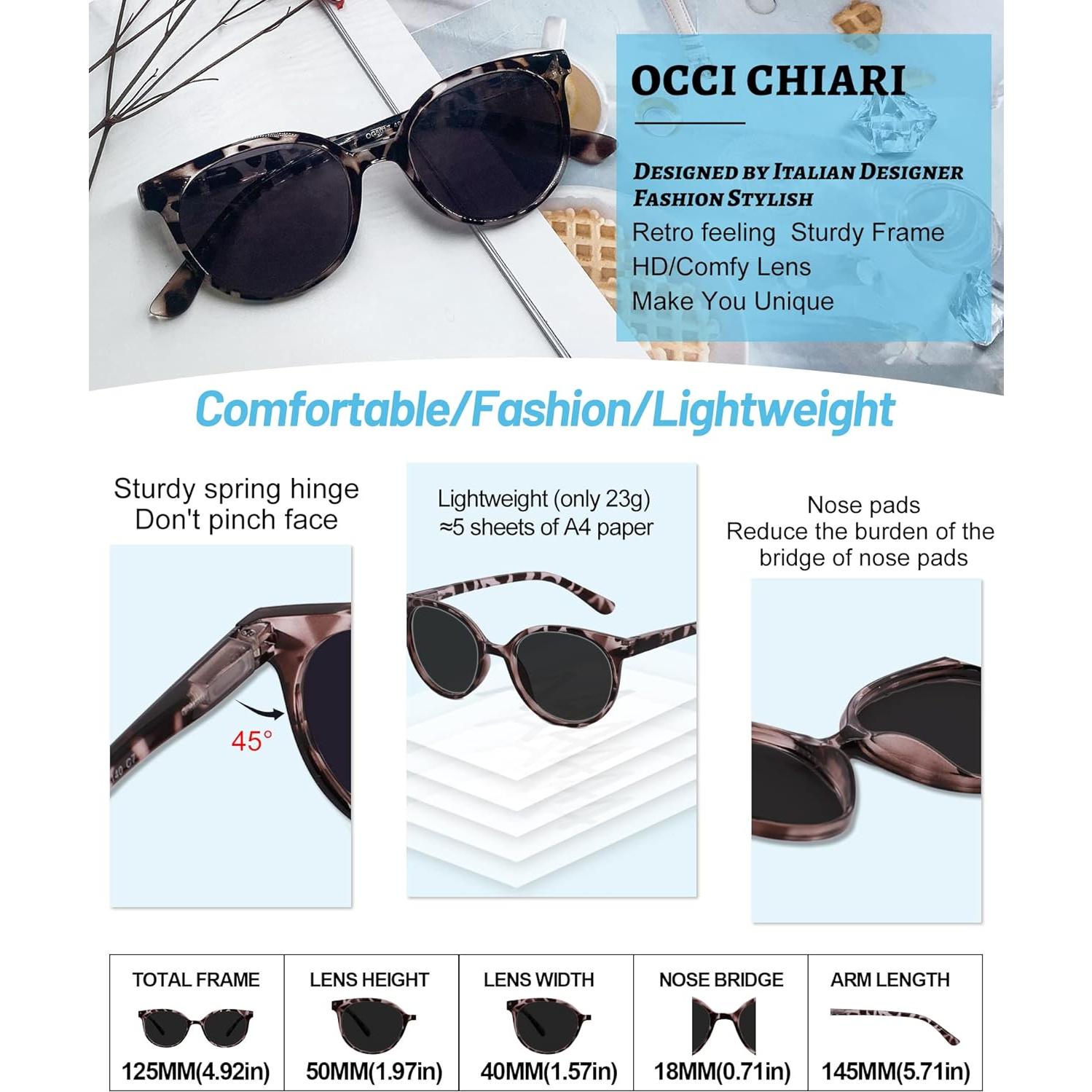 Gafas de Sol OCCI CHIARI Lectura 1.75 UV400 para Mujeres