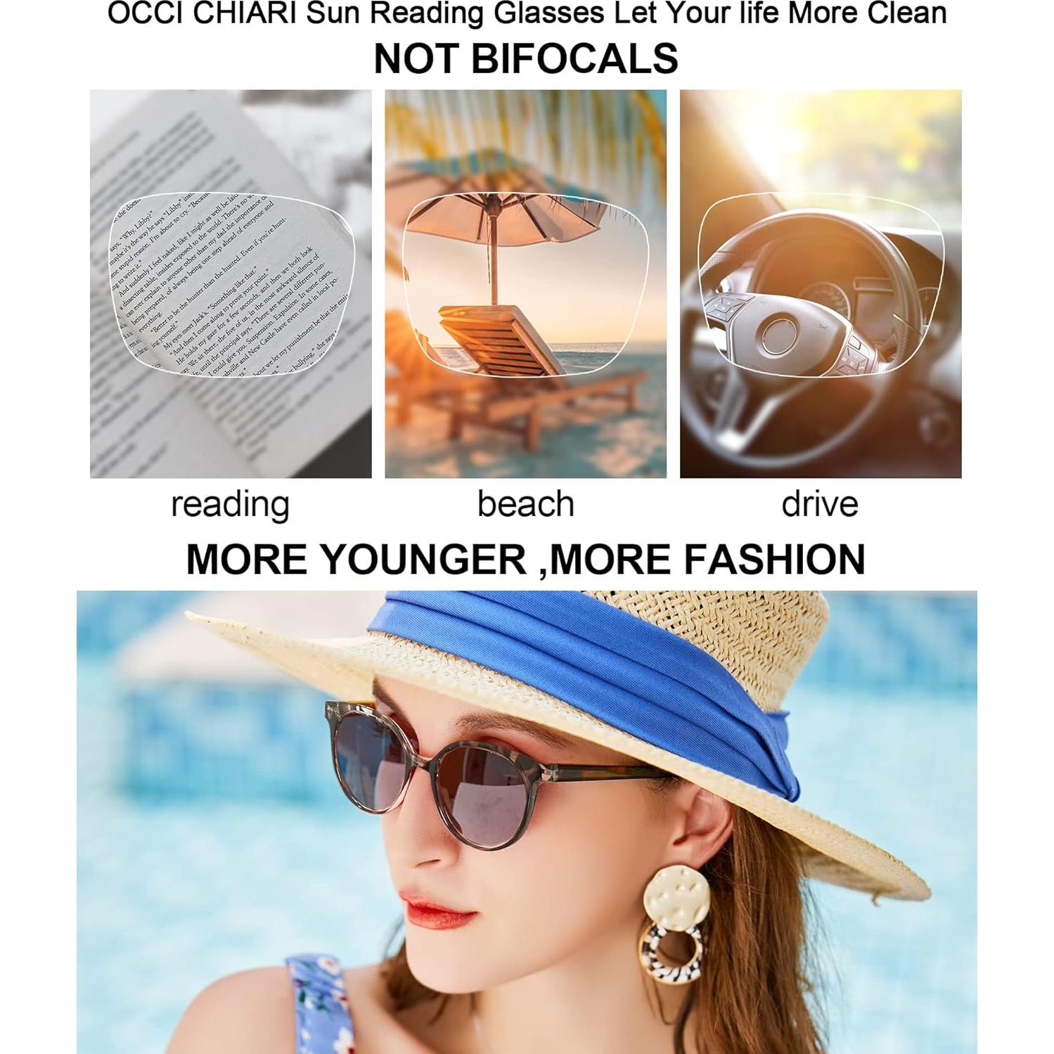 Gafas de Sol OCCI CHIARI Lectura 1.75 UV400 para Mujeres