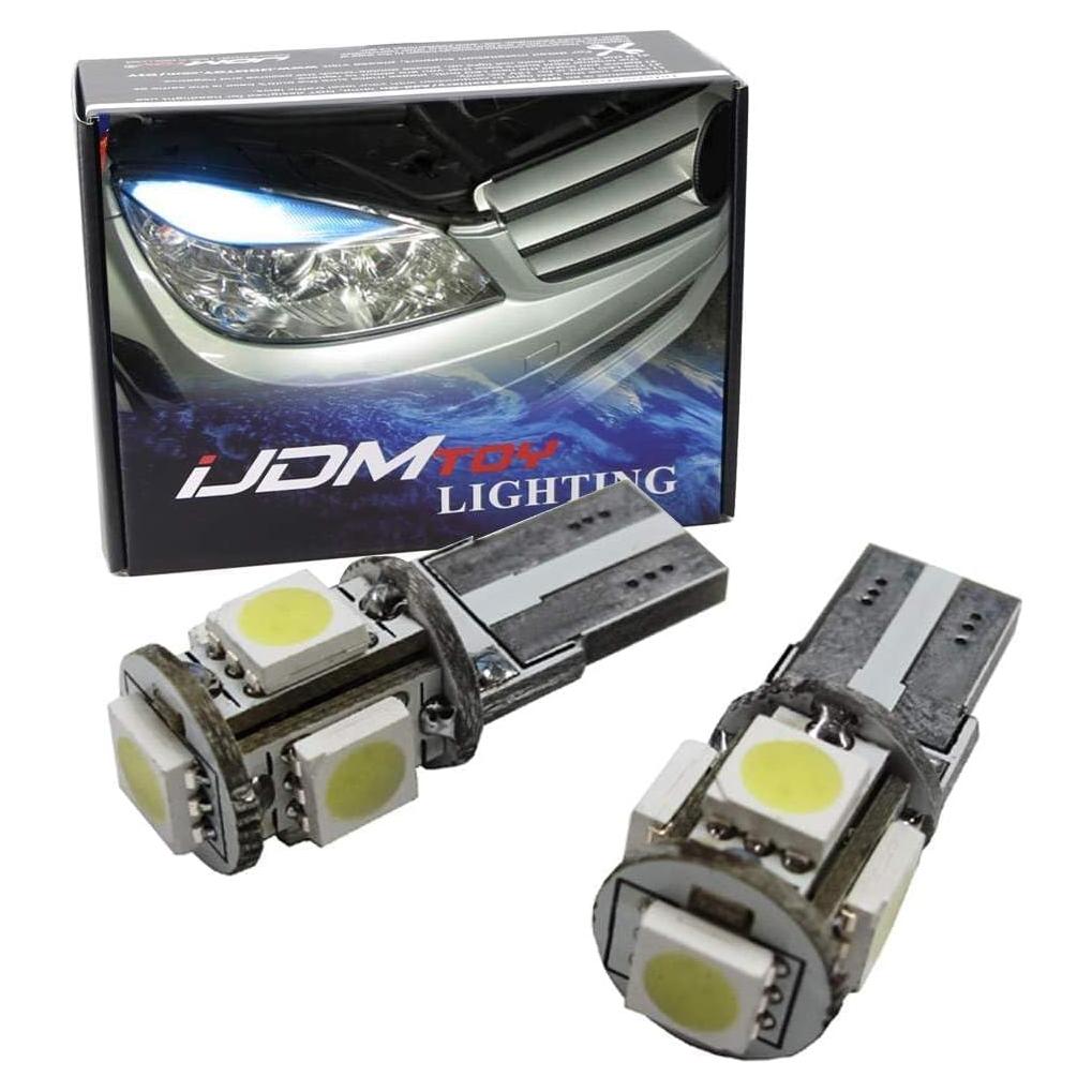 Bombillas LED de Luz de Estacionamiento iJDMTOY 6000K 2825 W5W