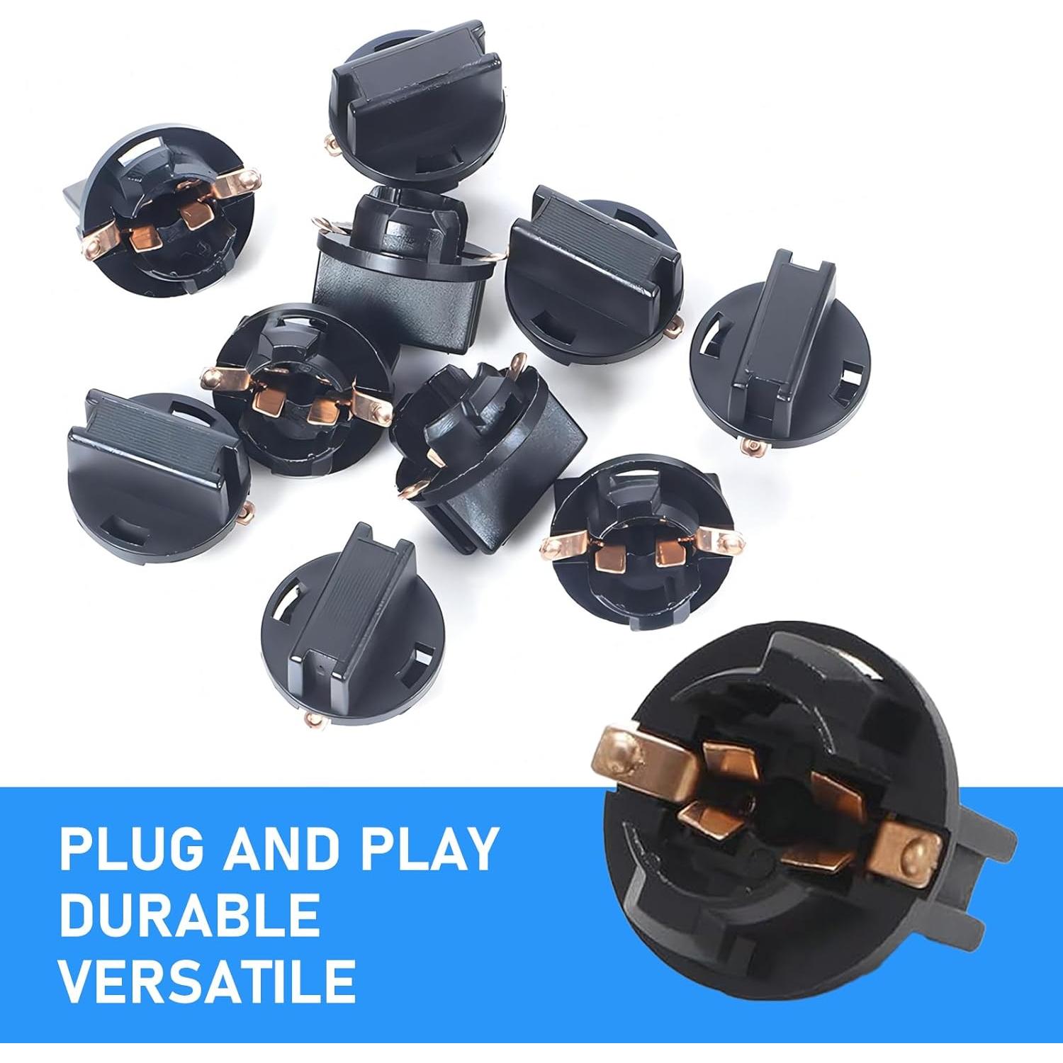 Base de Bombillas LED T10 DYEKNEE 10 Piezas Universal