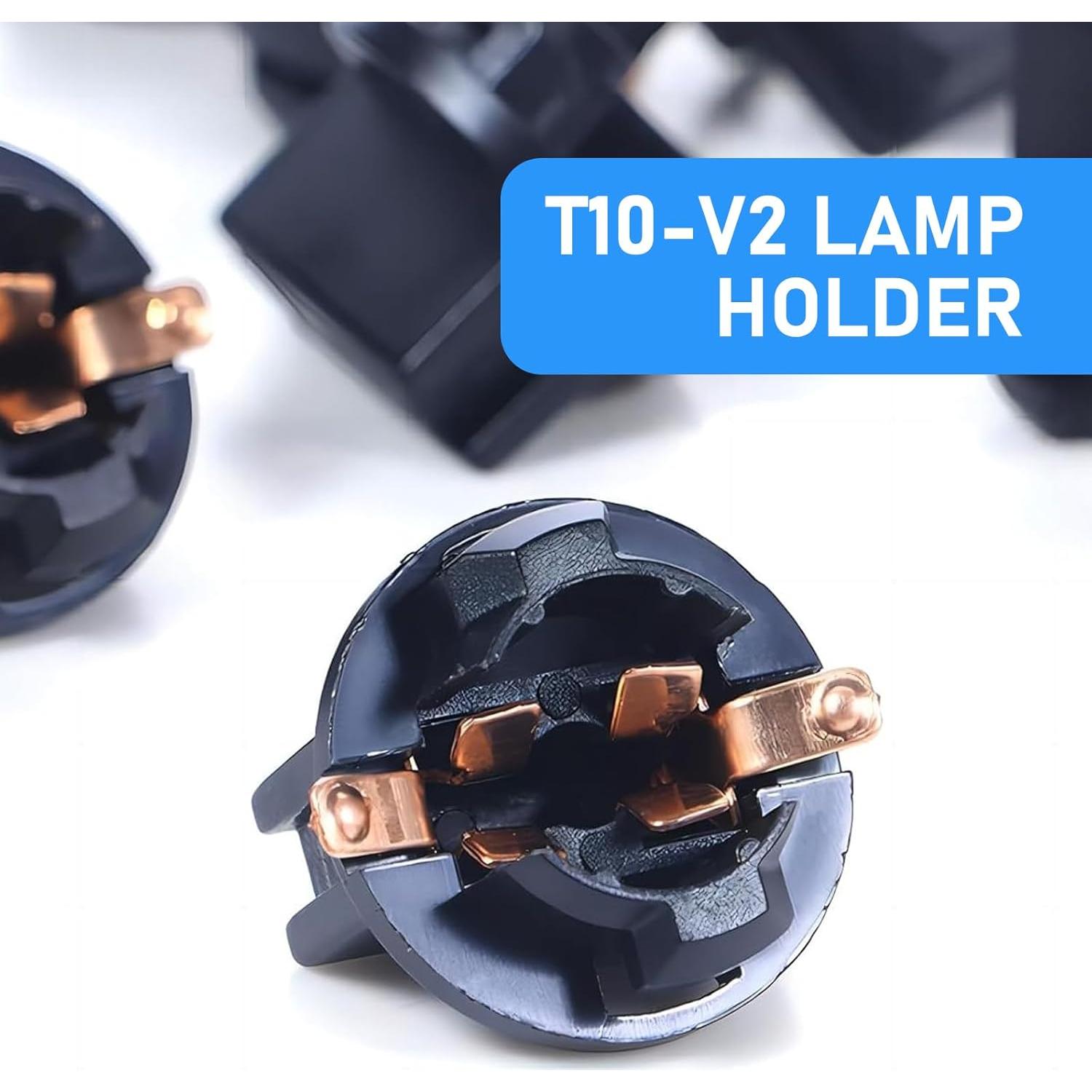 Base de Bombillas LED T10 DYEKNEE 10 Piezas Universal