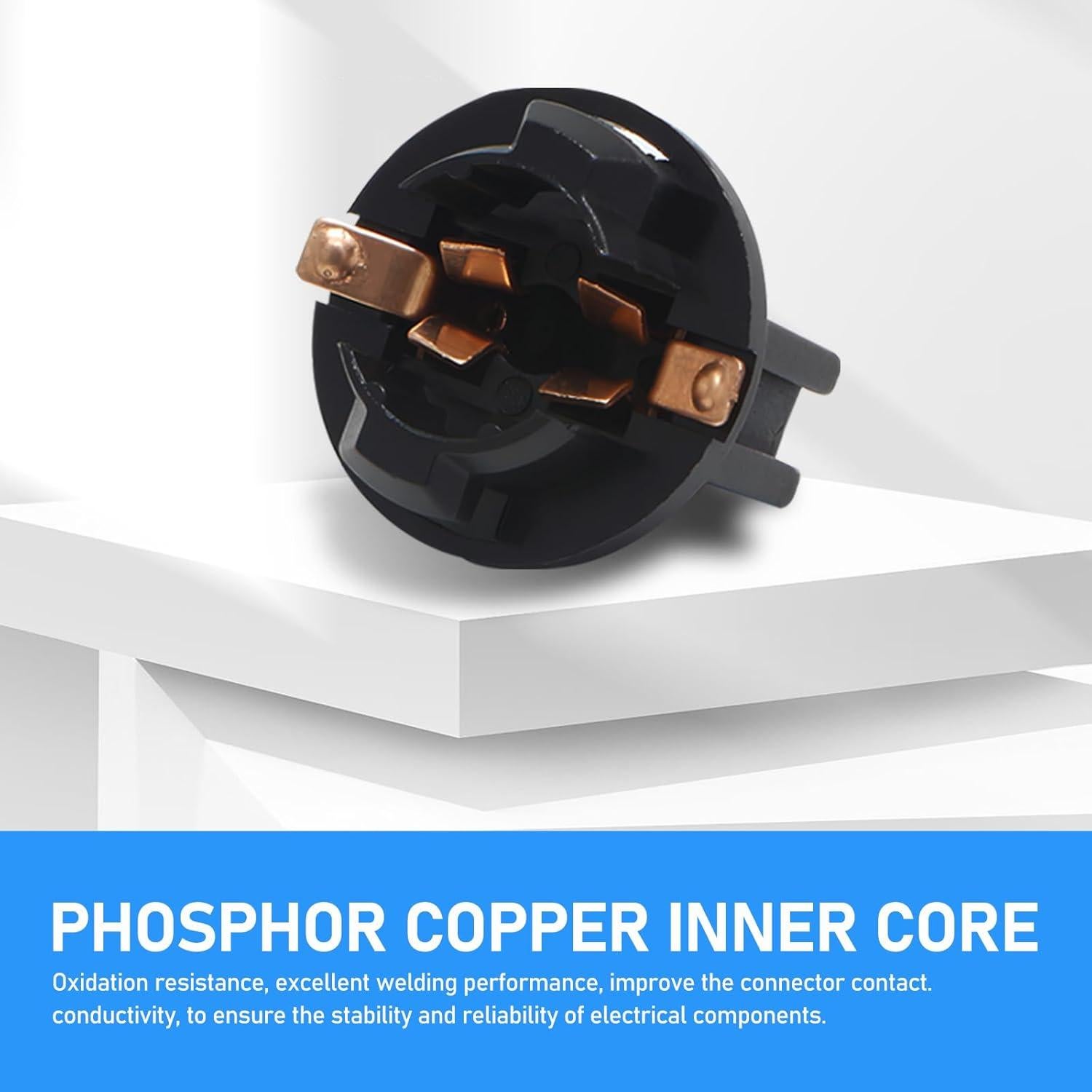 Base de Bombillas LED T10 DYEKNEE 10 Piezas Universal