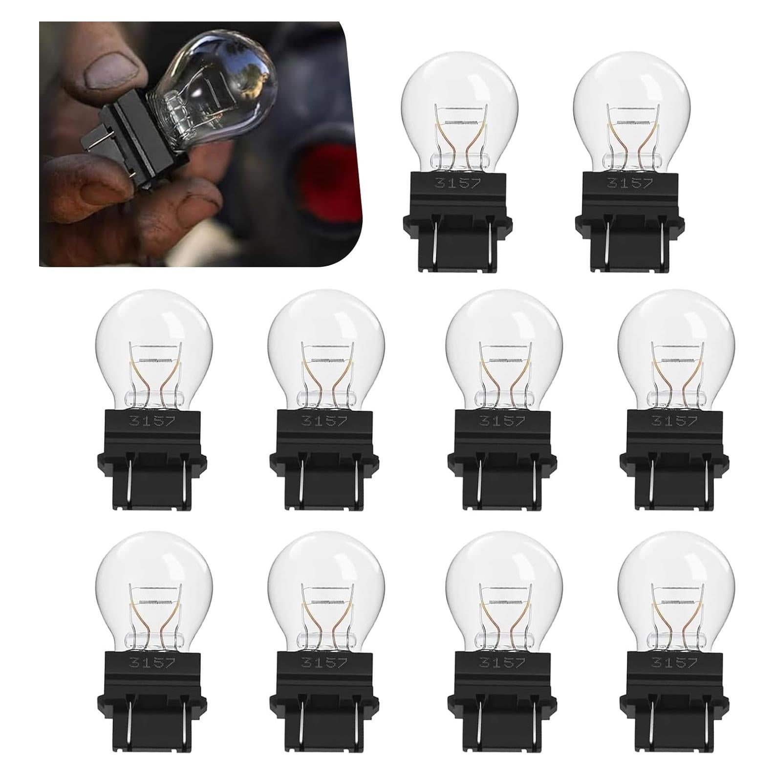 Paquete de 10 Bombillas Halógenas 3157 MLY 12V Universal