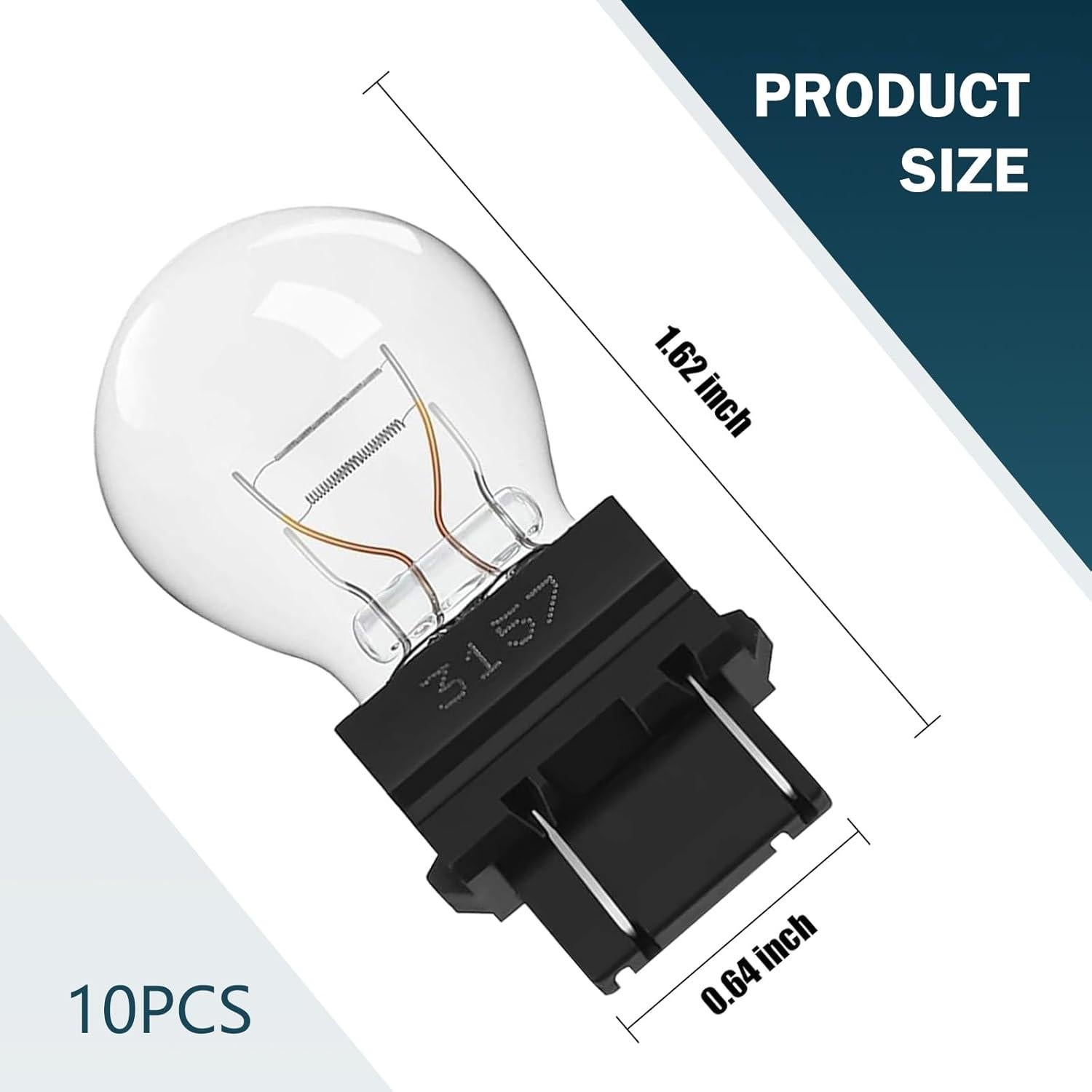 Paquete de 10 Bombillas Halógenas 3157 MLY 12V Universal