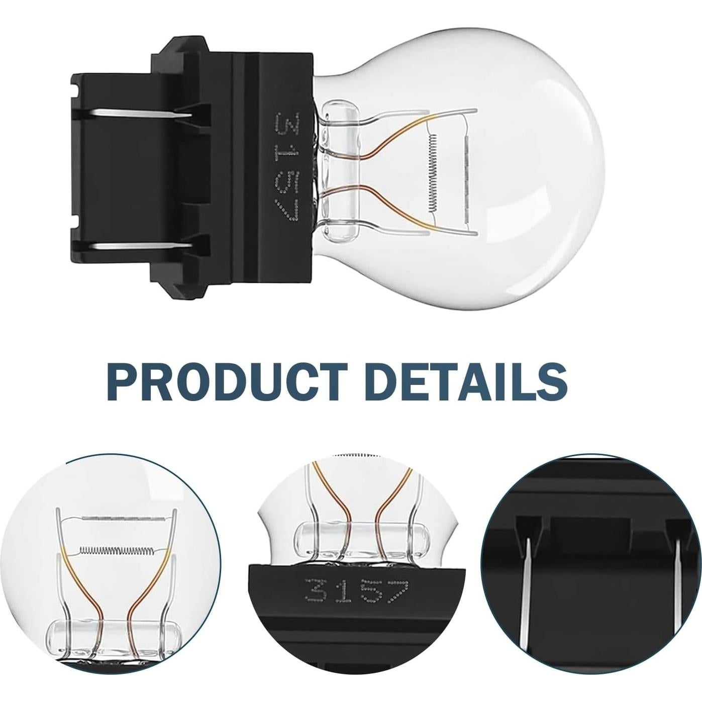Paquete de 10 Bombillas Halógenas 3157 MLY 12V Universal