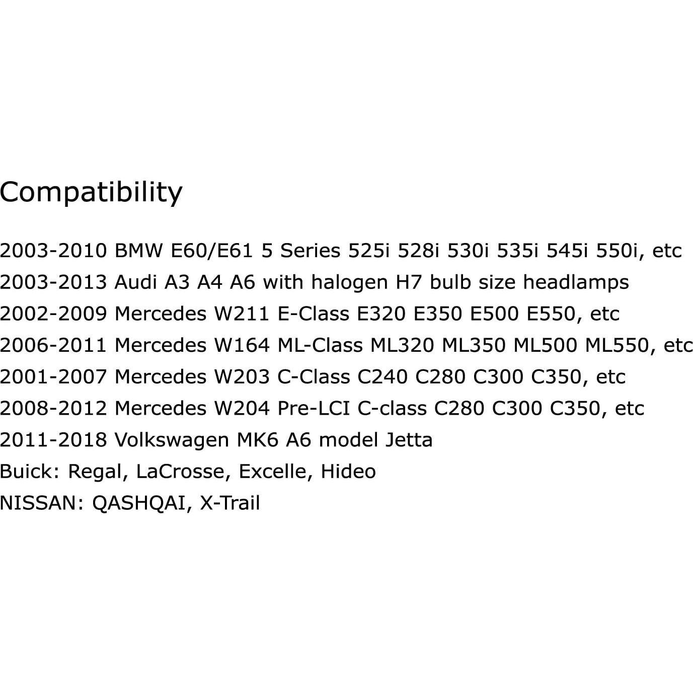 Adaptadores de Clips H7 iJDMTOY para Bombillas LED - 2 Piezas