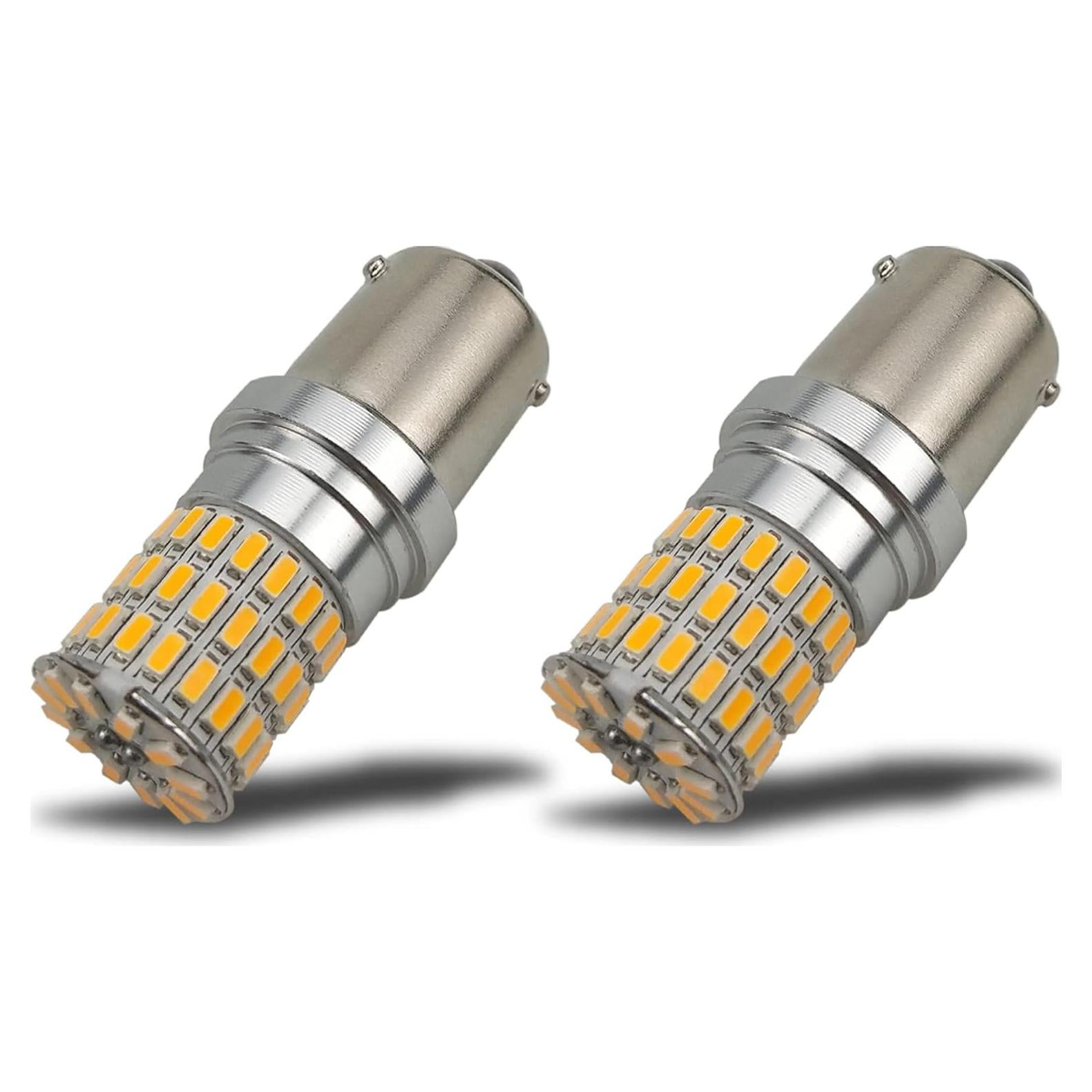 Bombillas LED Amarillo Ámbar iBrightstar 7507 PY21W - 2 Piezas