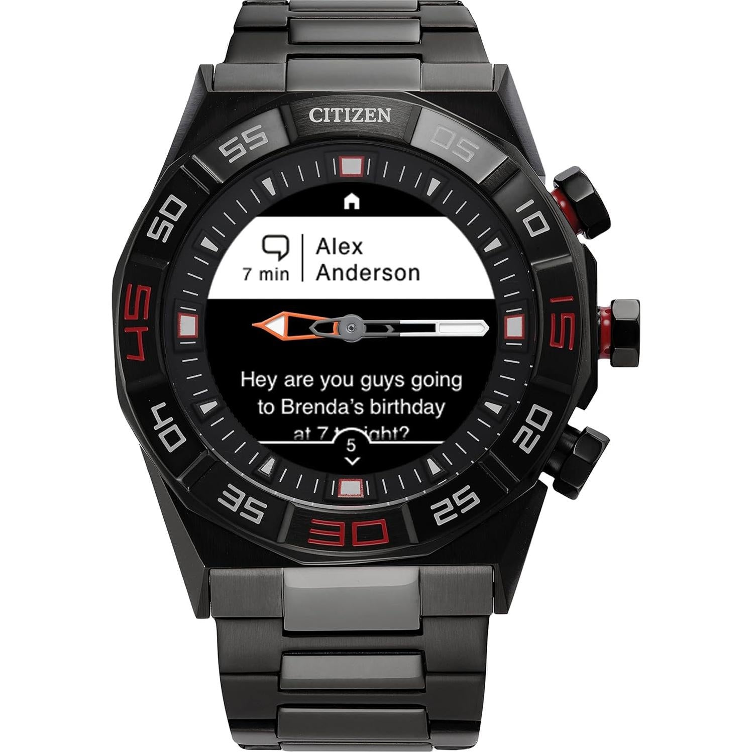 Reloj Inteligente Citizen CZ Smart Híbrido 44mm Gris