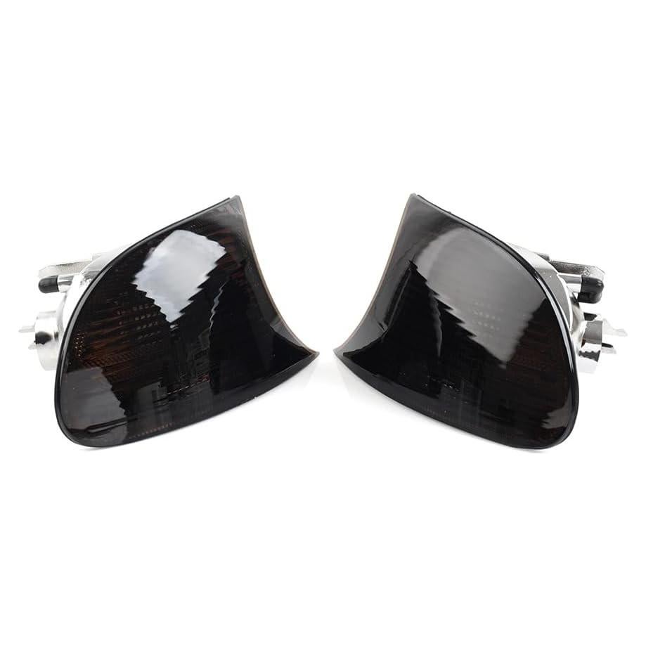 Luces de Esquina GZYF para BMW E46 2 Puertas 98-01 Negro Ahumado
