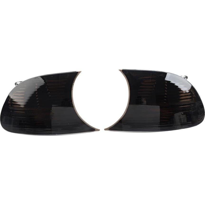 Luces de Esquina GZYF para BMW E46 2 Puertas 98-01 Negro Ahumado