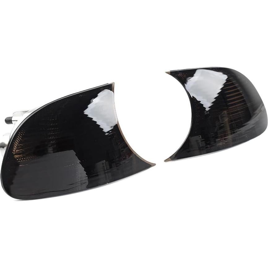 Luces de Esquina GZYF para BMW E46 2 Puertas 98-01 Negro Ahumado