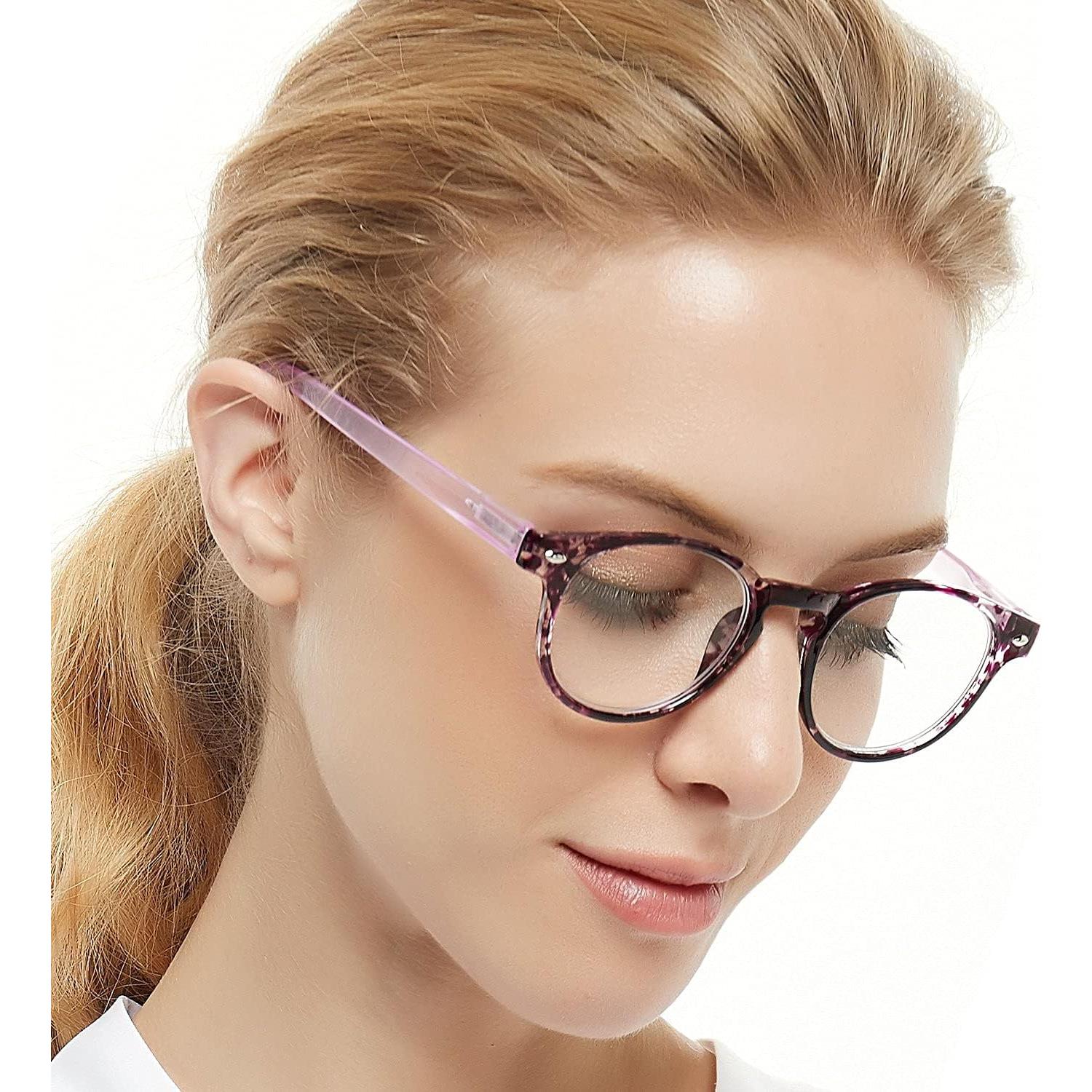 Gafas de Lectura OCCI CHIARI Flor Púrpura 2.25x Moda