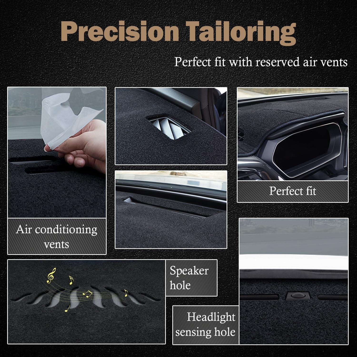 Funda de tablero KEYOOG para Ford Fiesta 2009-2019 - Negro