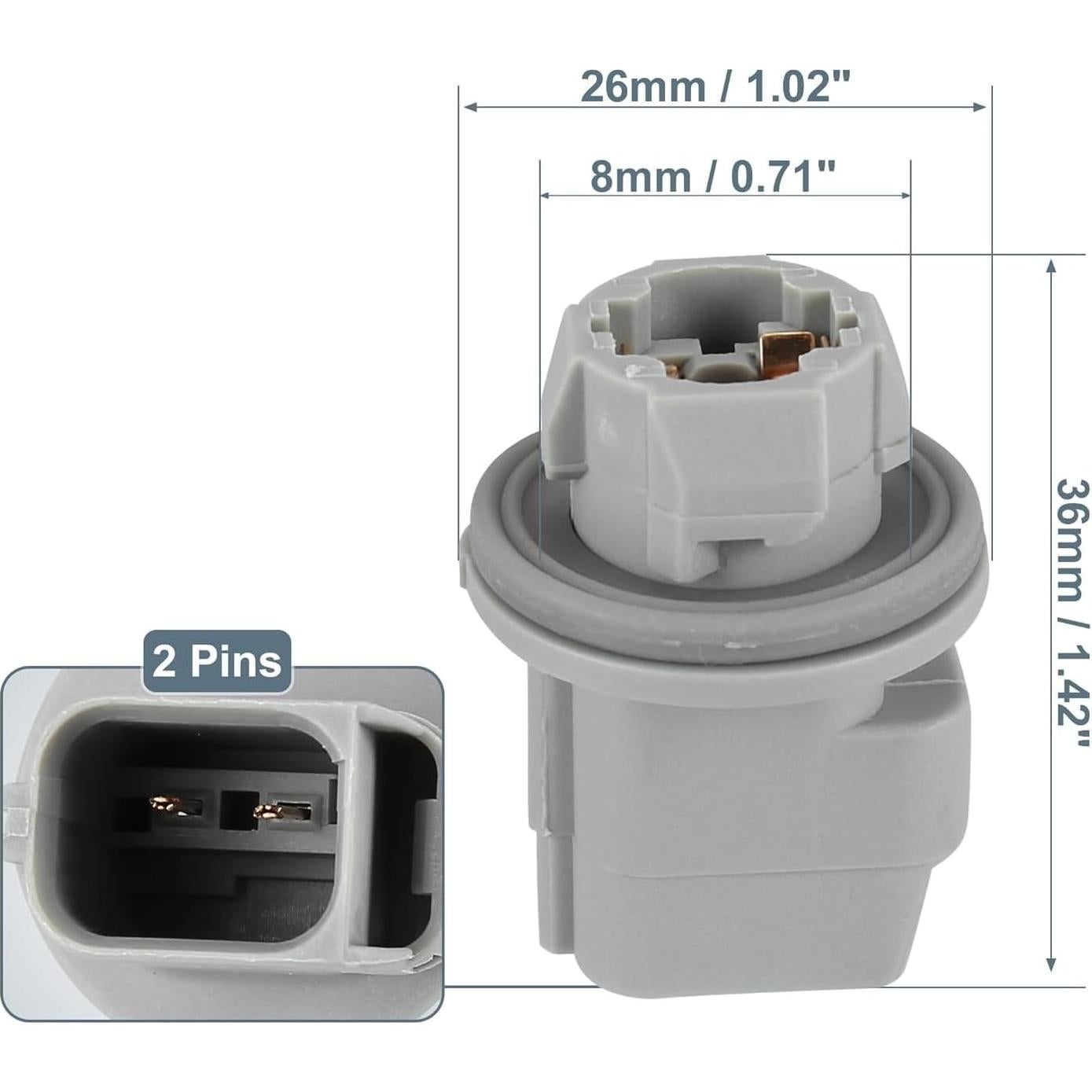 Adaptadores de Enchufe W5W 194 iJDMTOY para Ford y Lincoln