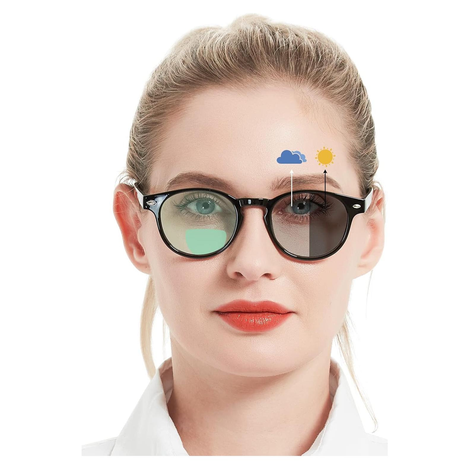 Gafas de Lectura Bifocales OCCI CHIARI UV400 Negro 4.0x