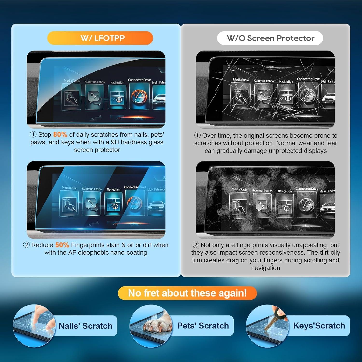 Protector de Pantalla Táctil LFOTPP 8.8" BMW 2/3/4 Series