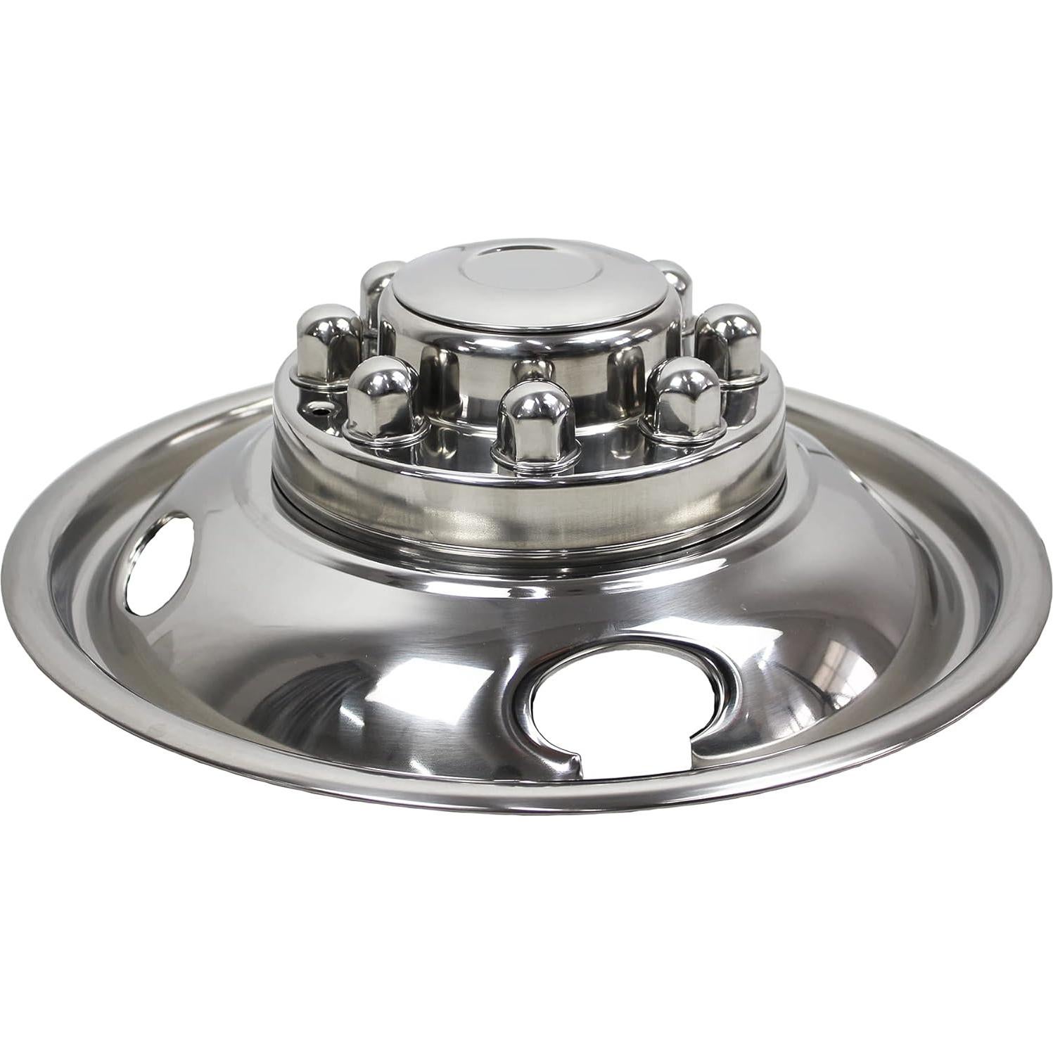 16 Inch Stainless Steel Wheel Simulators Full Kits for Most of Chevy GMC Ford Dodge Truck Pick Up Van Dually Wheels