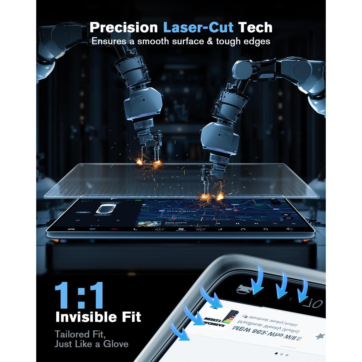 Protector de Pantalla Doble 12.3" WEIPIN para BMW X3 2025-2026