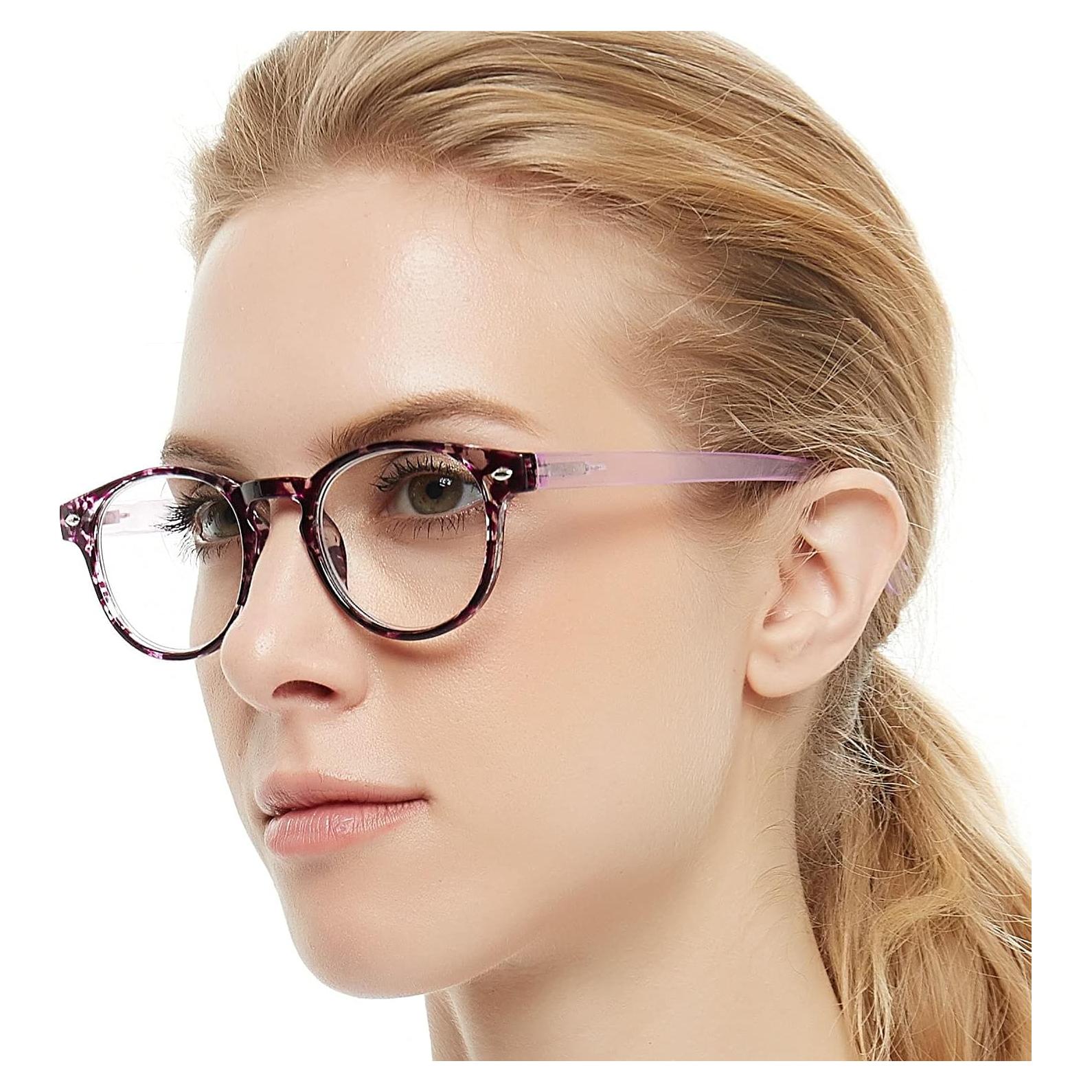 Gafas de Lectura OCCI CHIARI Púrpura Floral 6.0x