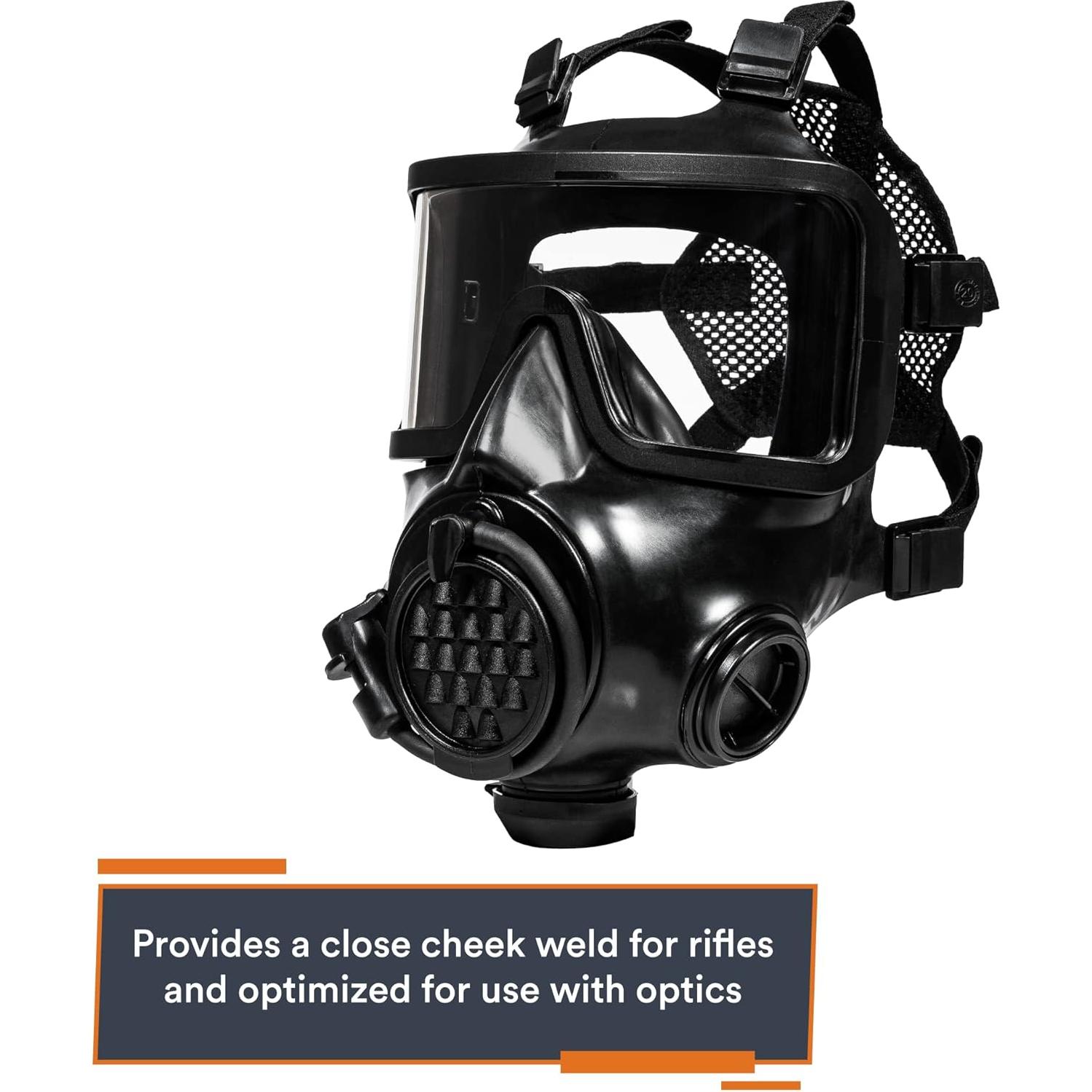 MIRA SAFETY CM-8M Máscara de Gas CBRN con Cantimplora