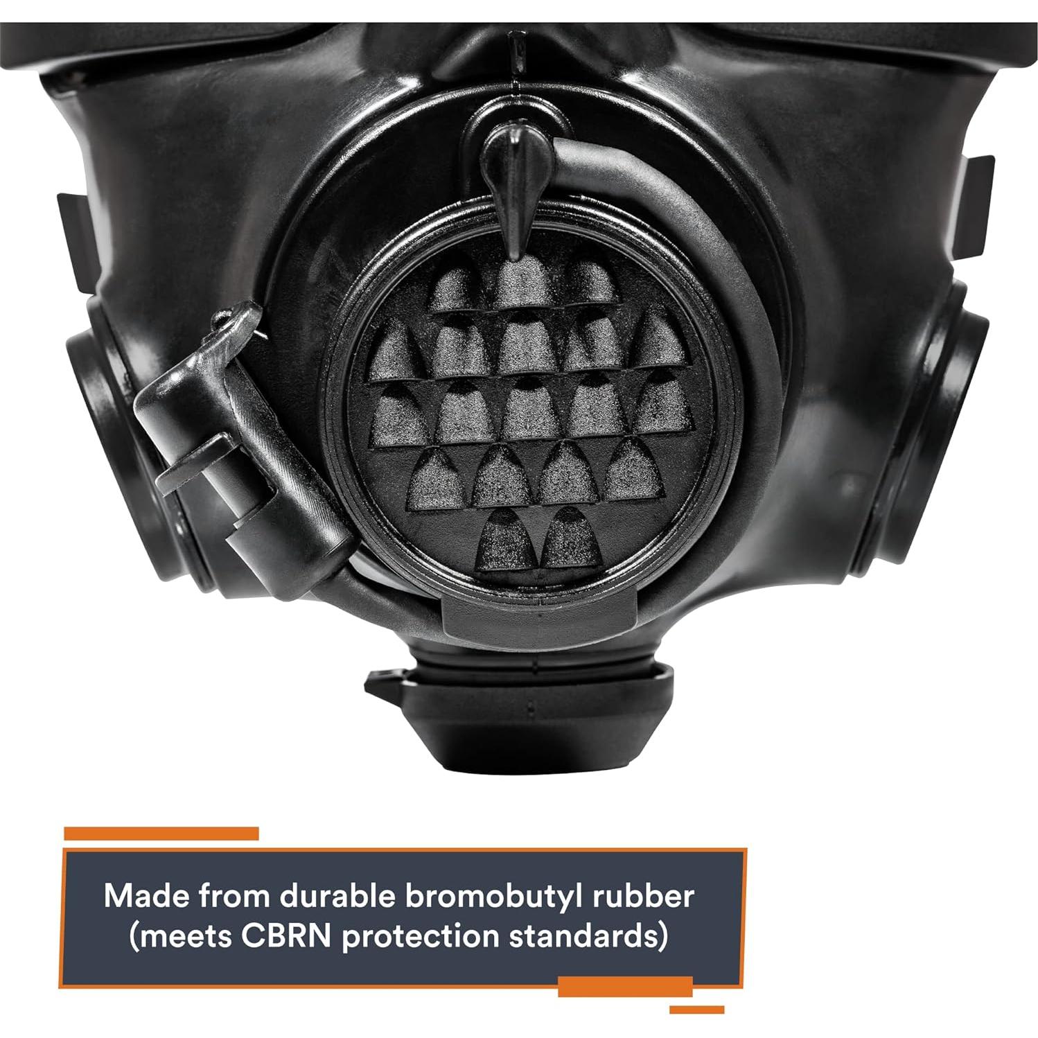 MIRA SAFETY CM-8M Máscara de Gas CBRN con Cantimplora