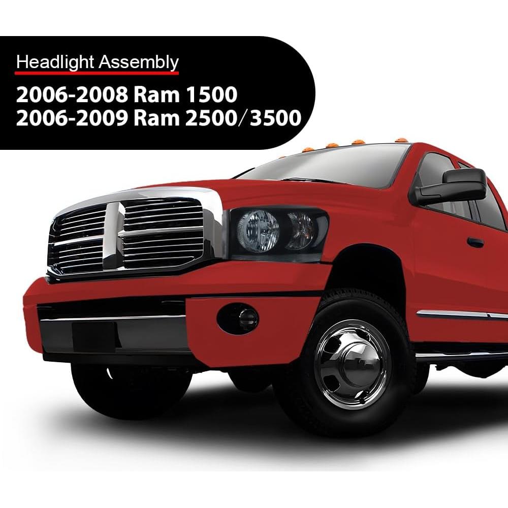 Faros Frontales G-PLUS para Dodge Ram 1500 2500 3500 2006-2009
