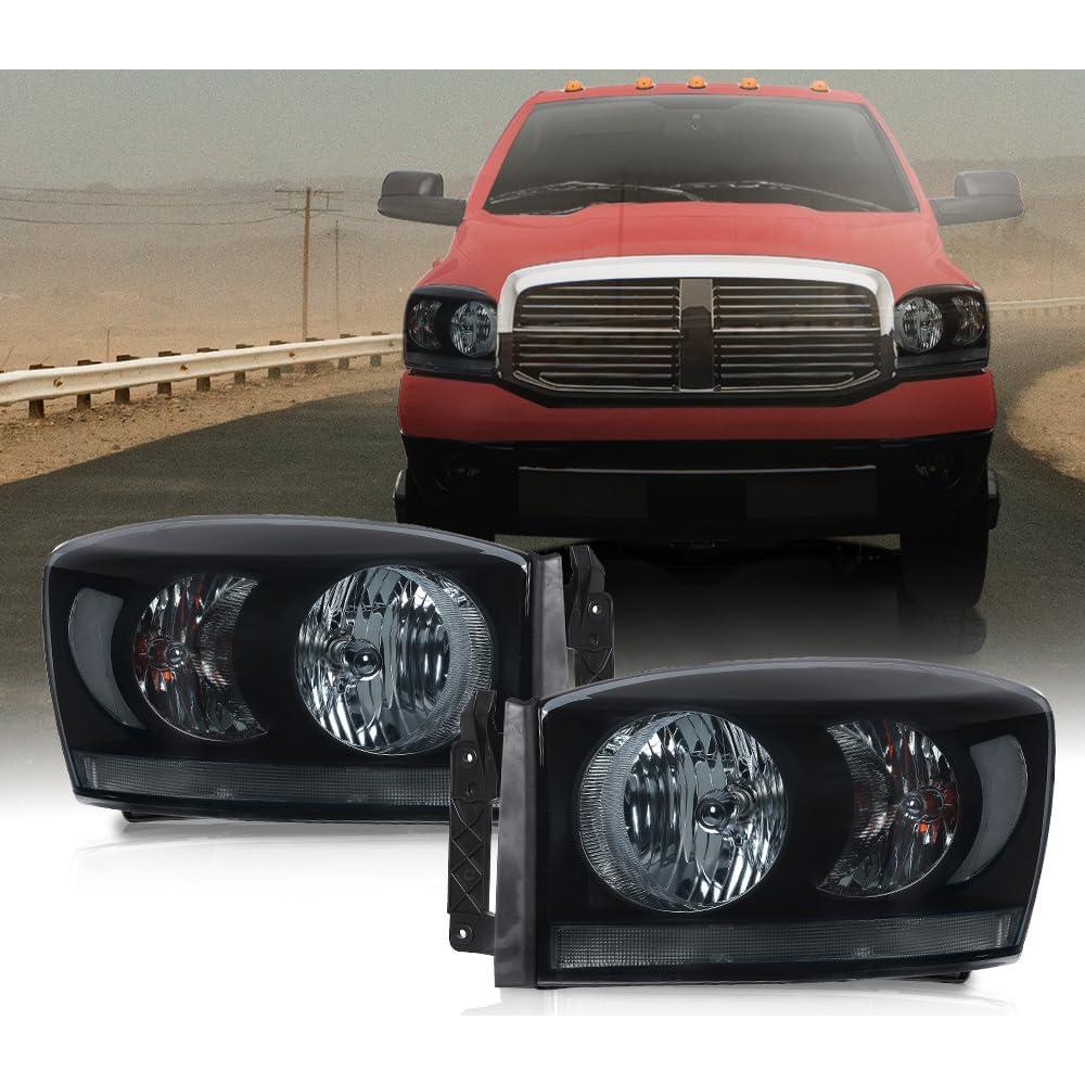 Faros Frontales G-PLUS para Dodge Ram 1500 2500 3500 2006-2009