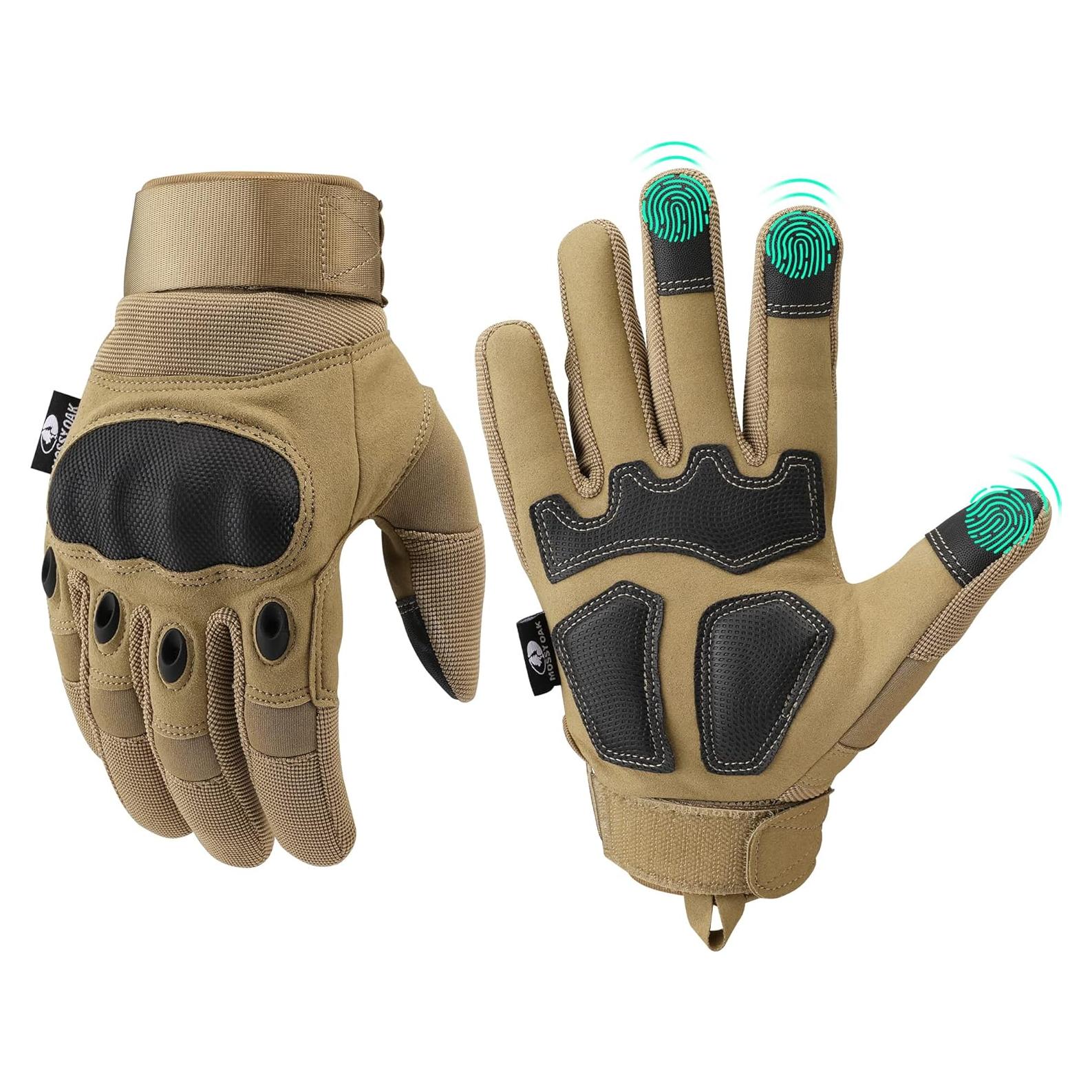 Guantes Tácticos Mossy Oak Medianos para Caza y Senderismo