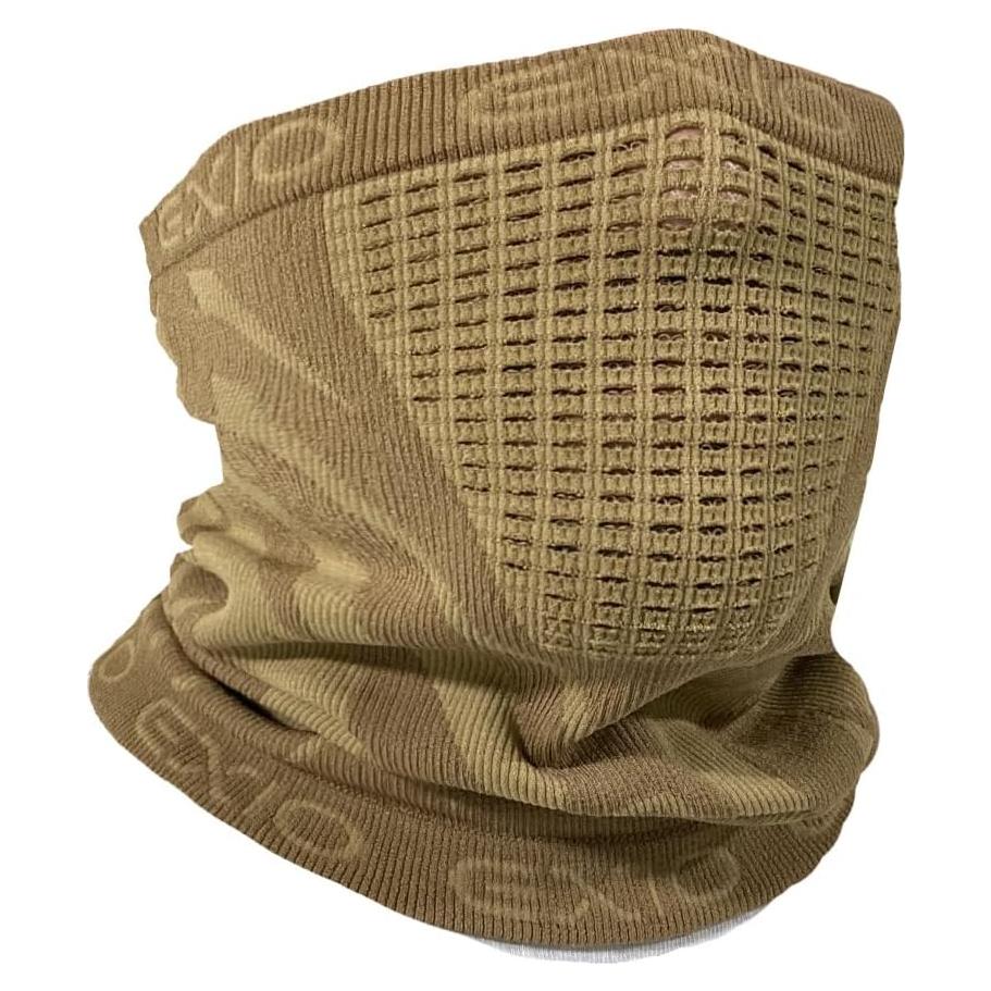 EXIO Calentador de Cuello Invierno Gaiter Marrón Coyote