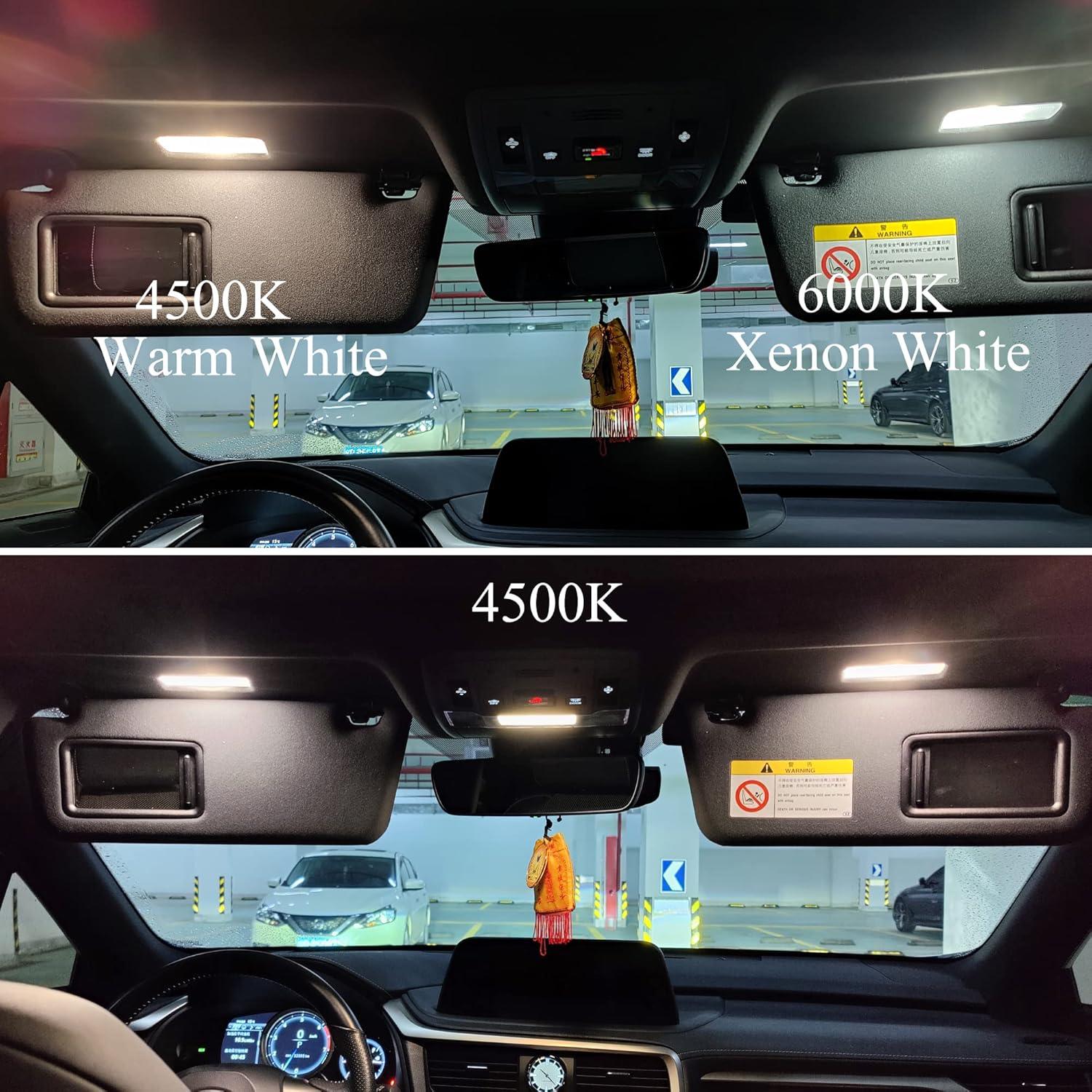 Bombillas LED T10 iBrightstar 10 Piezas Luz Cálida 4500K