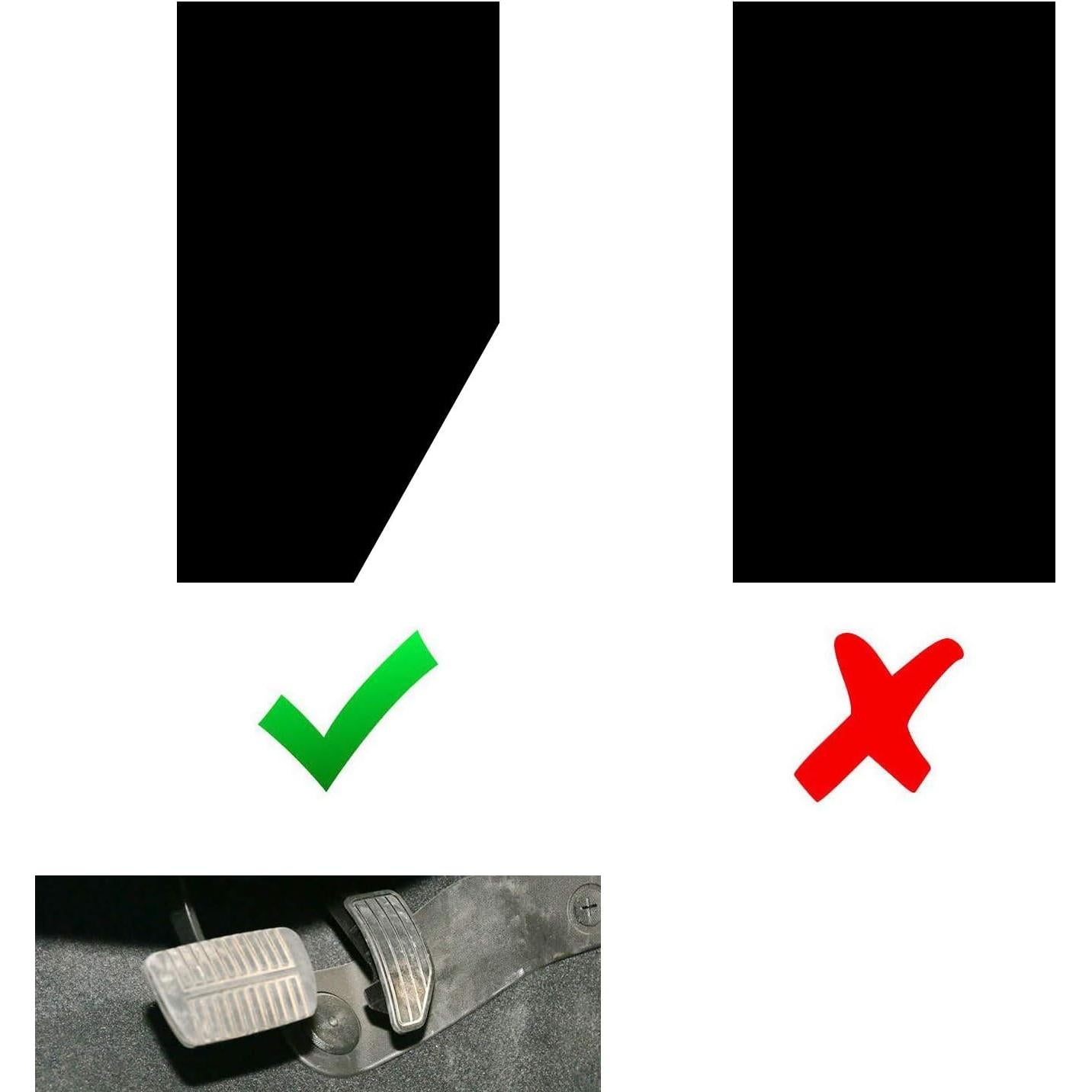 Cubiertas de Pedales de Aluminio iJDMTOY para Subaru Manual