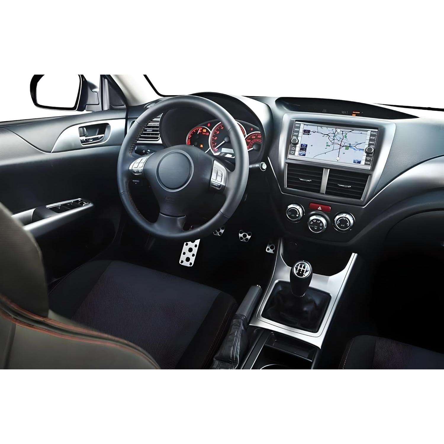 Cubiertas de Pedales de Aluminio iJDMTOY para Subaru Manual