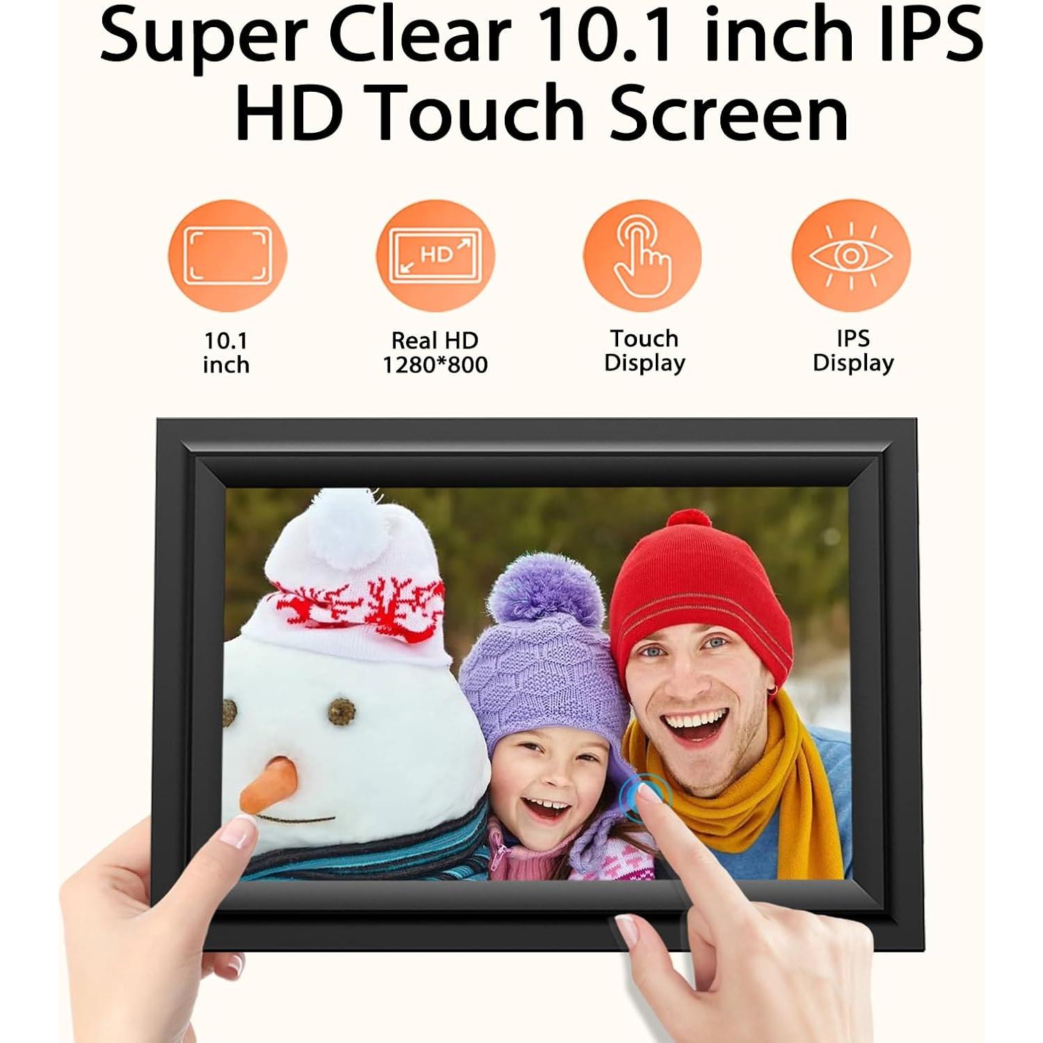 Marco de Fotos Digital SAMMIX 10.1" WiFi Pantalla Táctil