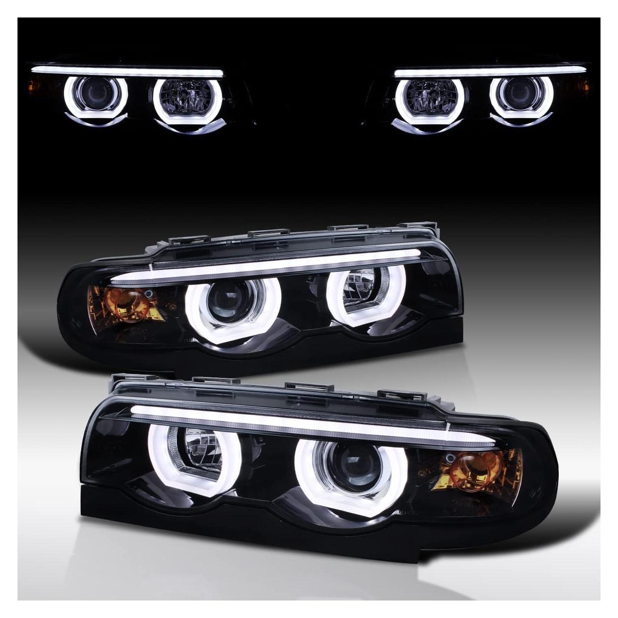 Faros Proyector LED Doble Halo Autozensation BMW E38 1995-2001