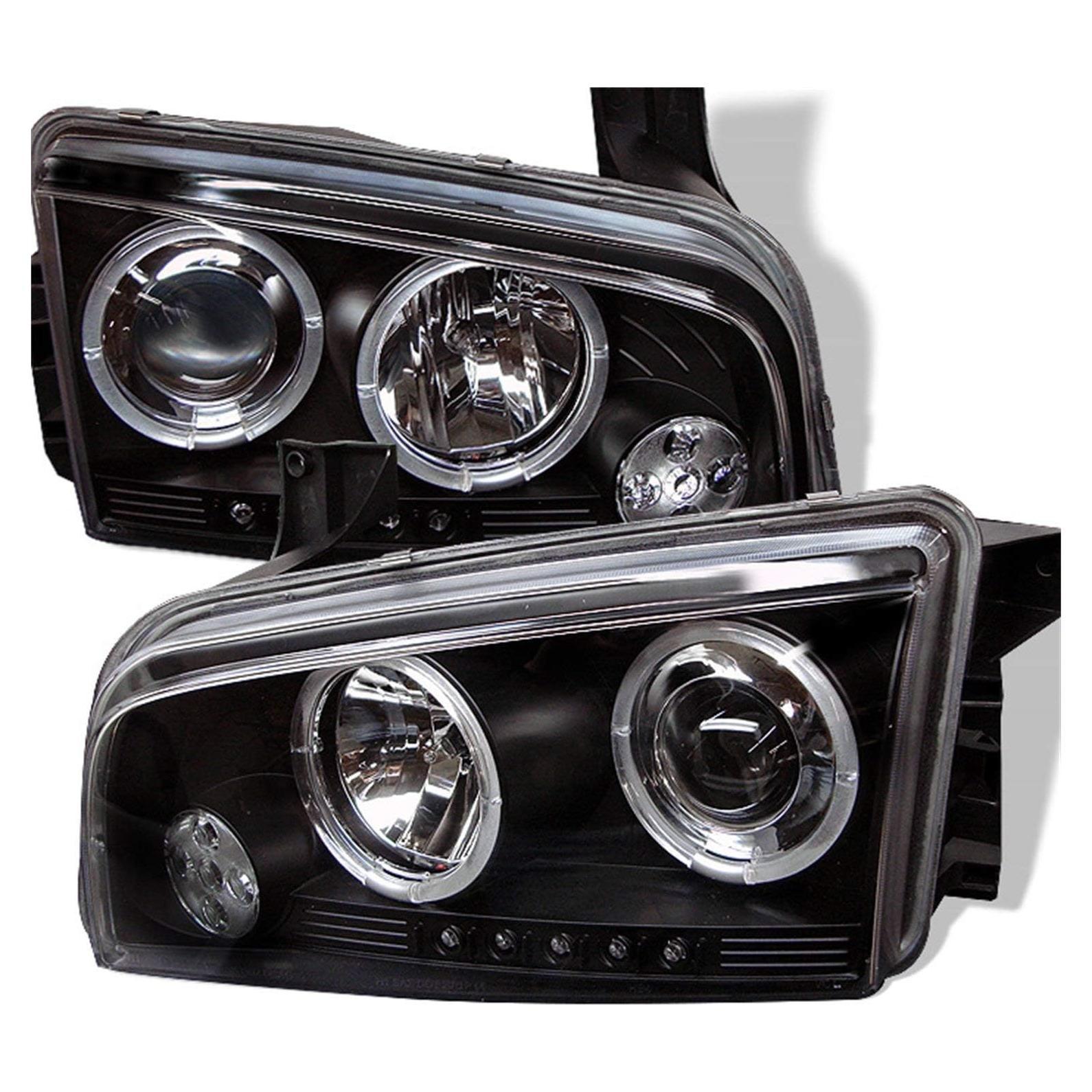 Faros Proyector LED Halo Spyder para Dodge Charger 2006-2010