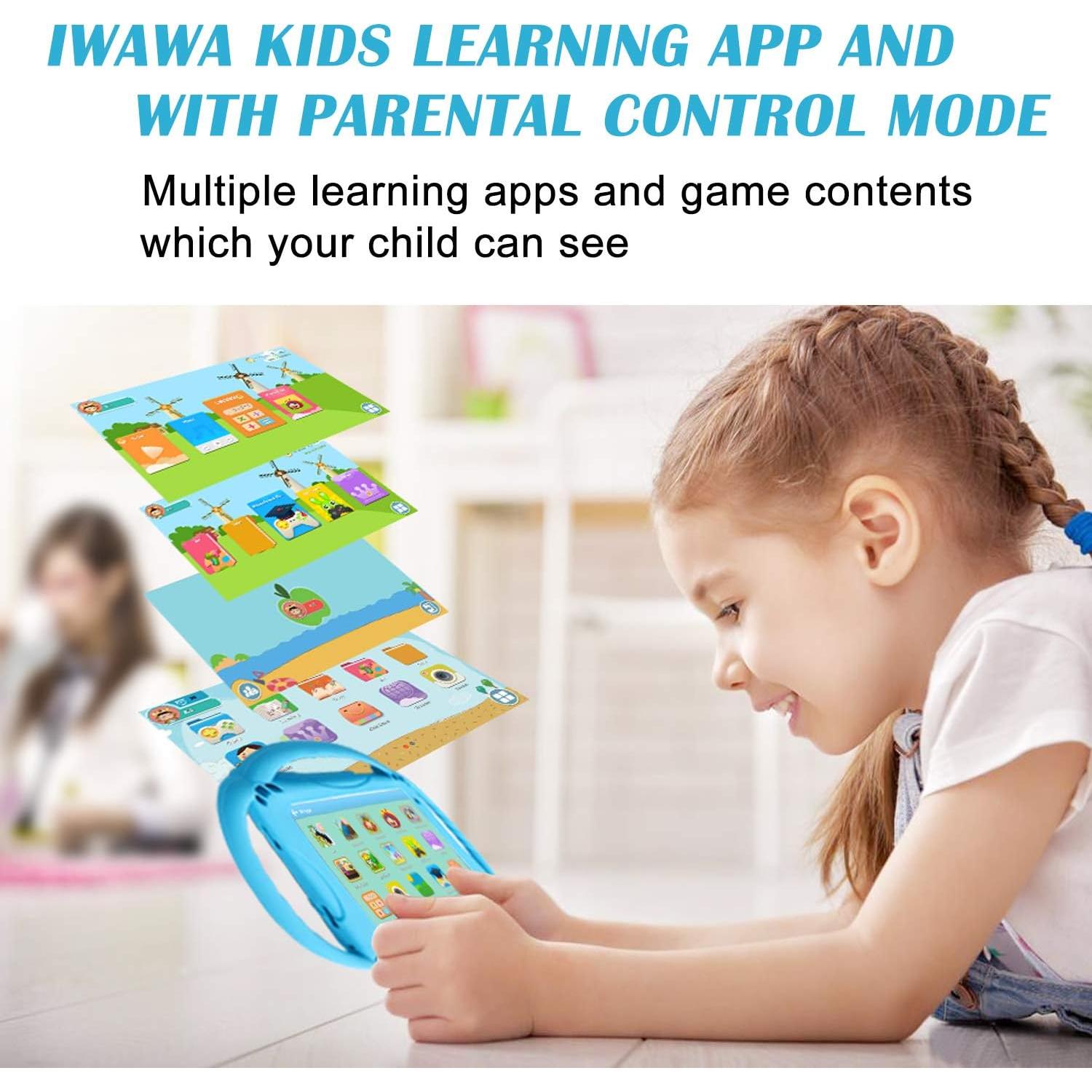 Tableta para Niños TOPELOTEK 7" 32GB Android Control Parental