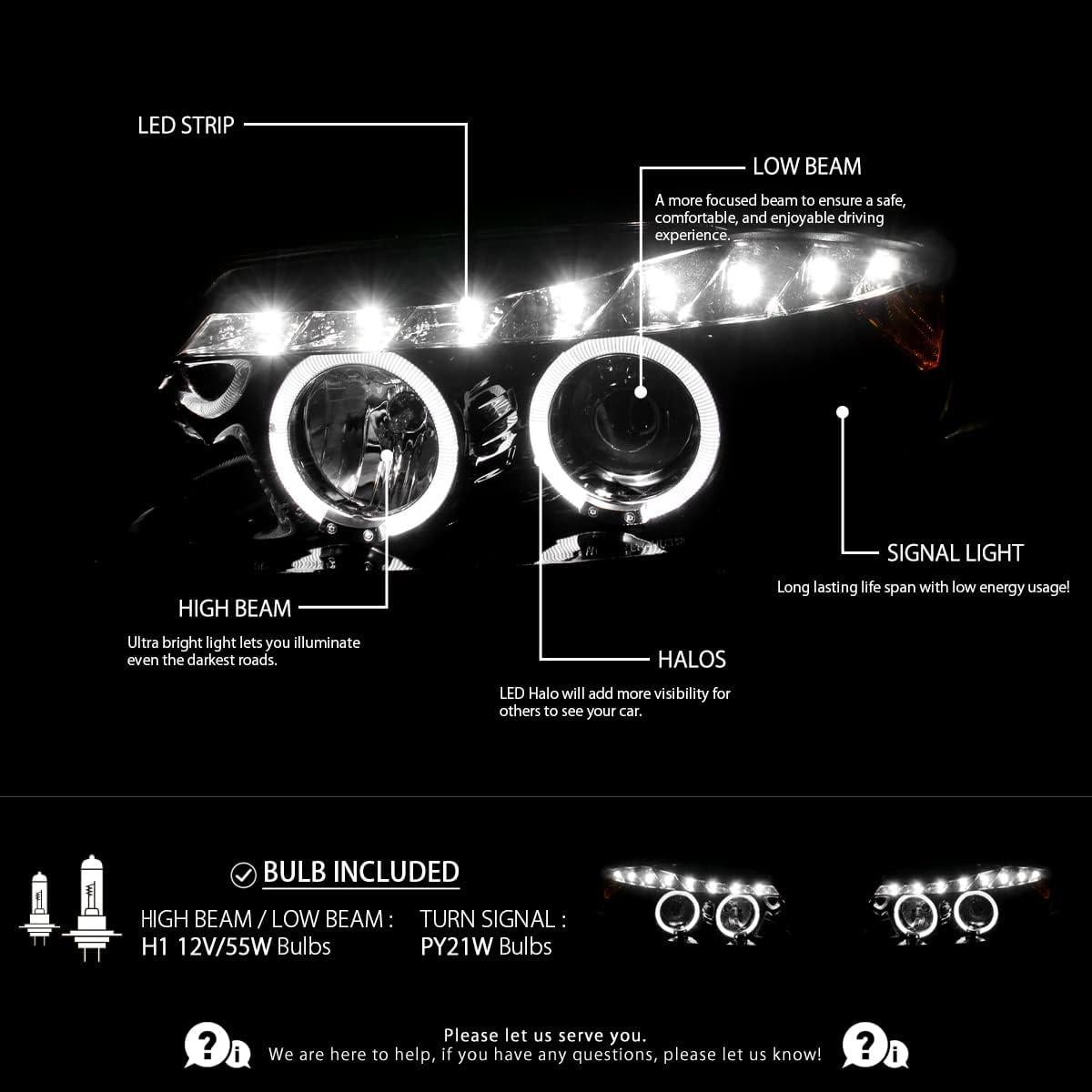 Faros Proyector Autozensation para BMW E90 2006-2008 4 Puertas