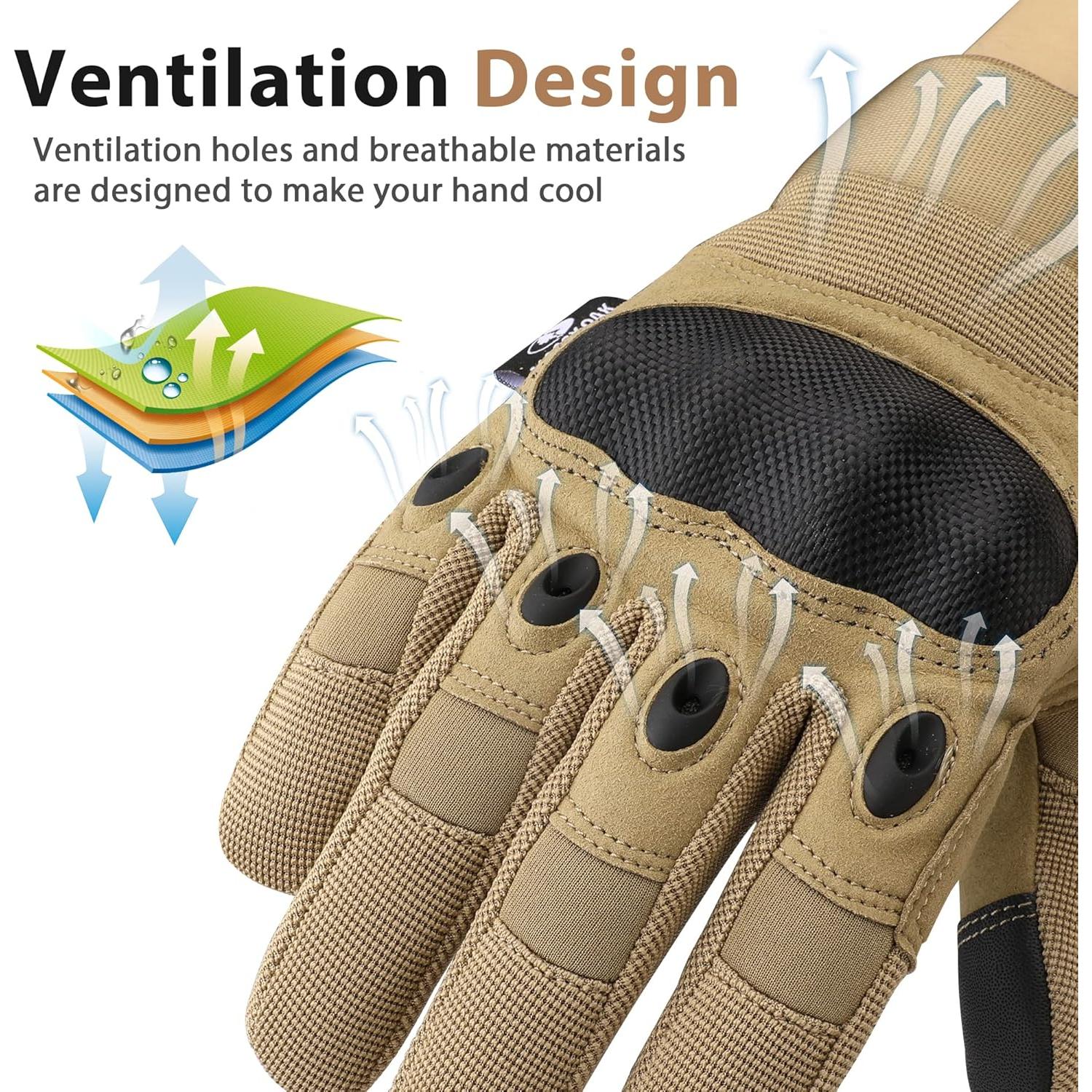 Guantes Tácticos MOSSY OAK para Hombres - Pantalla Táctil