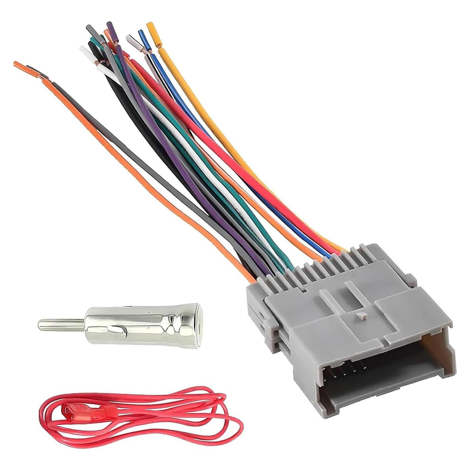 Kit de Arnés de Cableado de Radio Zikefest 3PCS Compatible Chevy