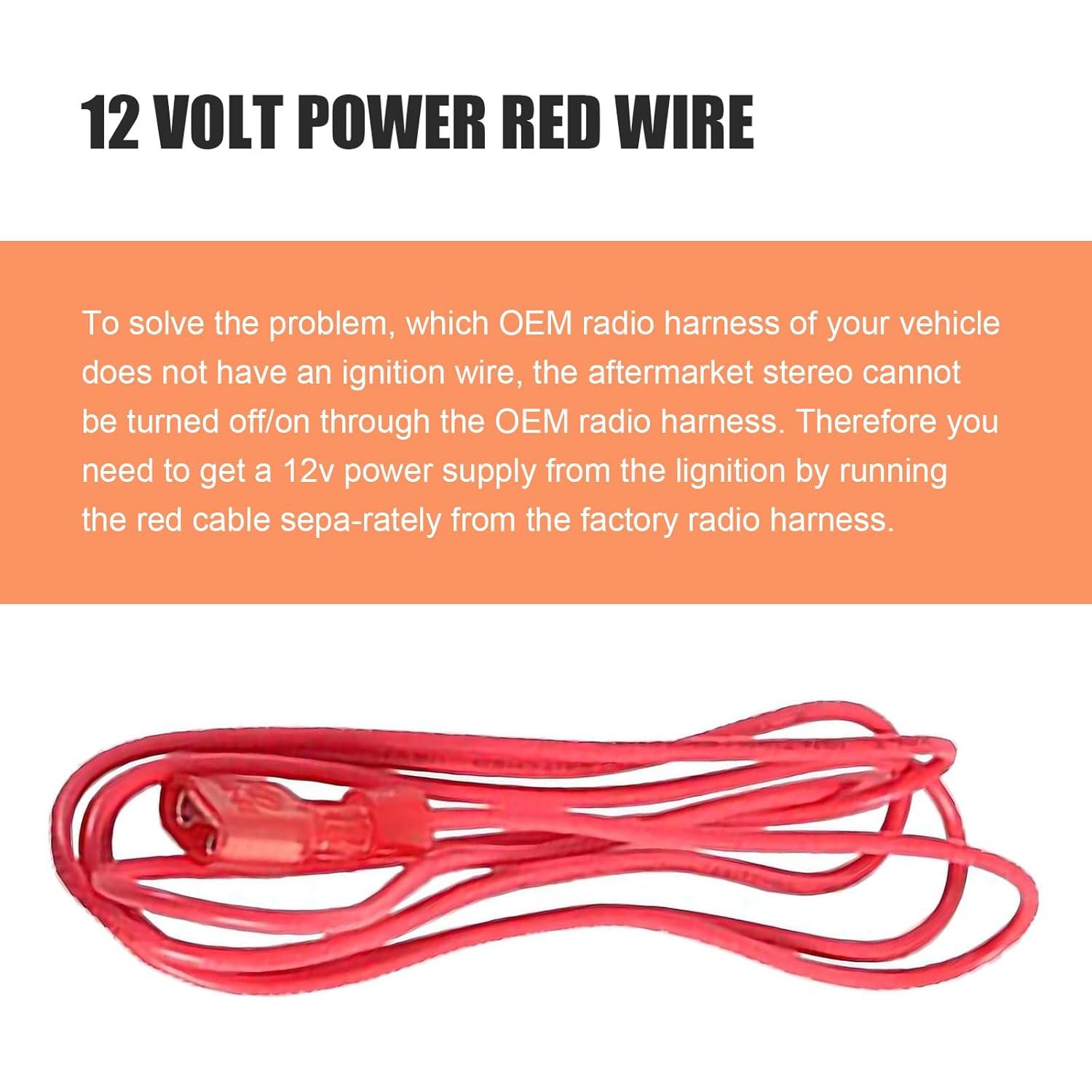 Kit de Arnés de Cableado de Radio Zikefest 3PCS Compatible Chevy