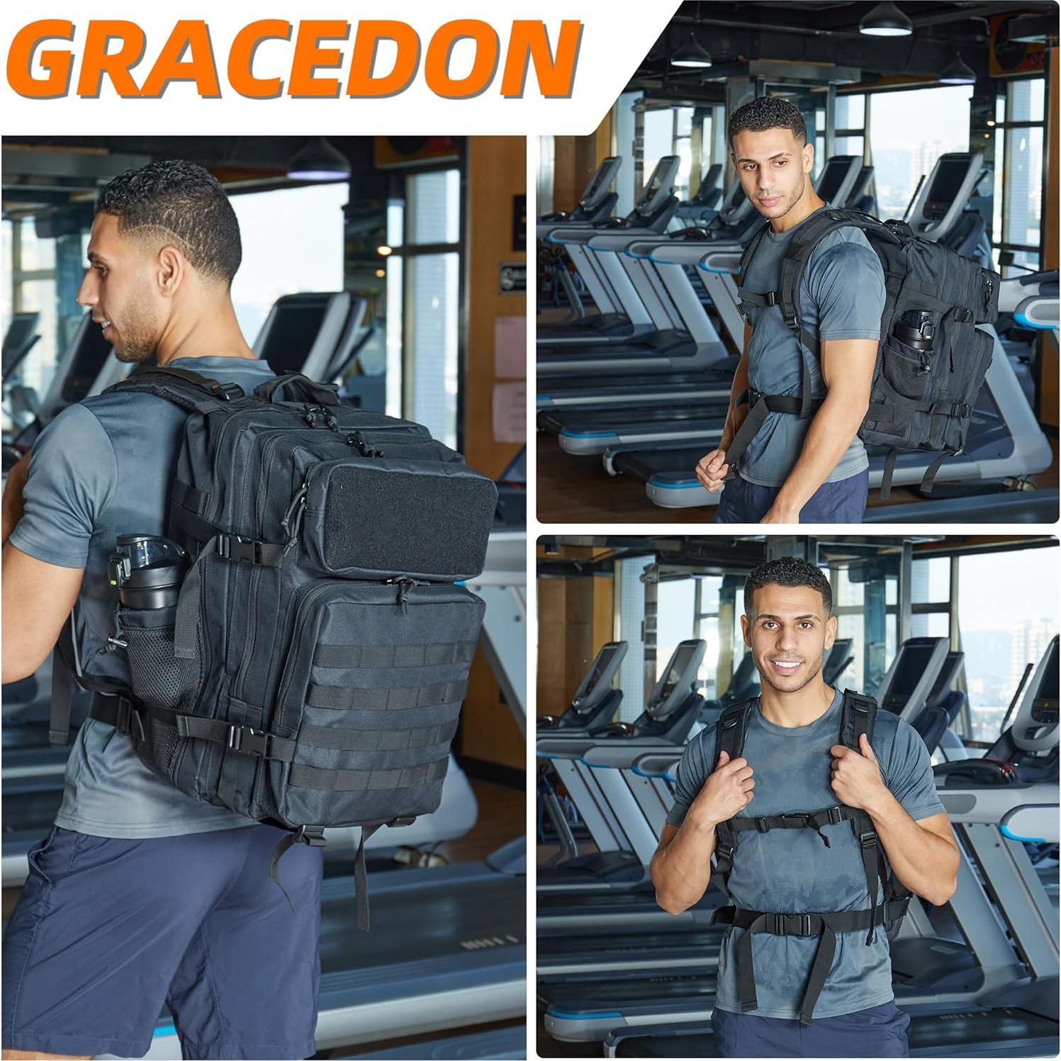 Mochila Táctica Militar 45L para Camping y Senderismo