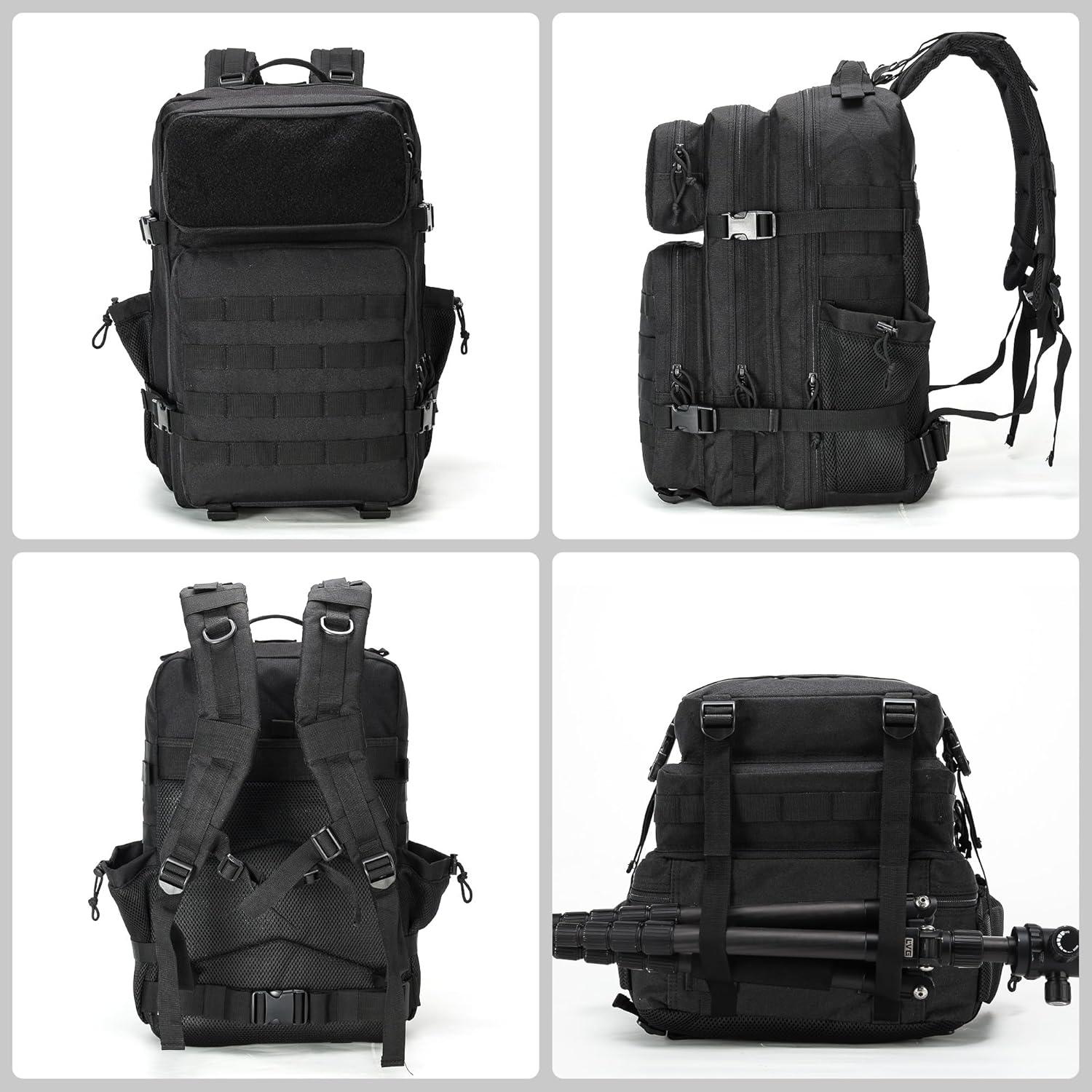 Mochila Táctica Militar 45L para Camping y Senderismo