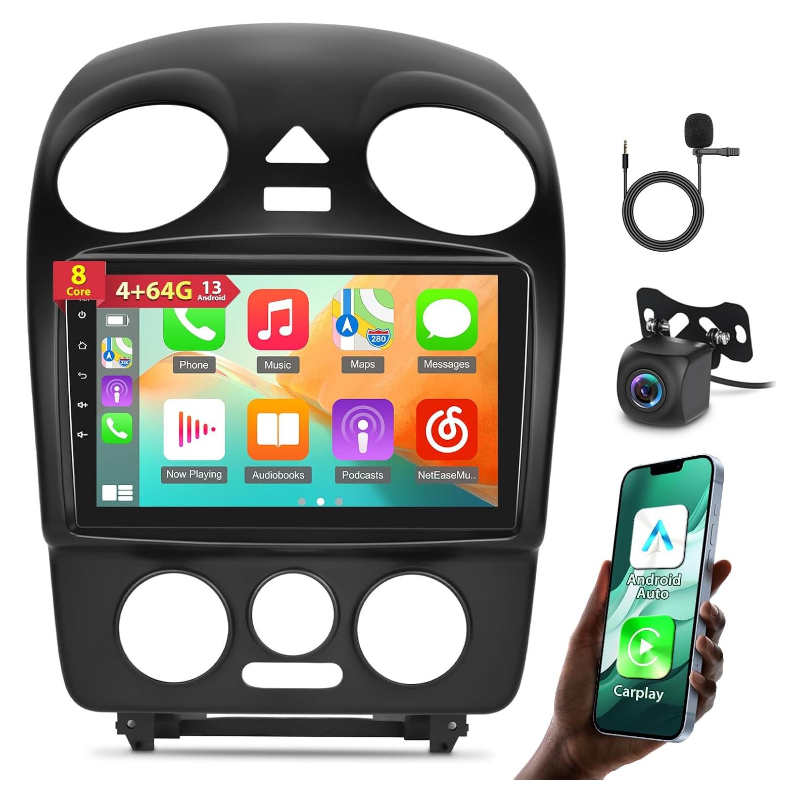 Radio de Coche Android 13 EKAT para VW Beetle 2004-2010