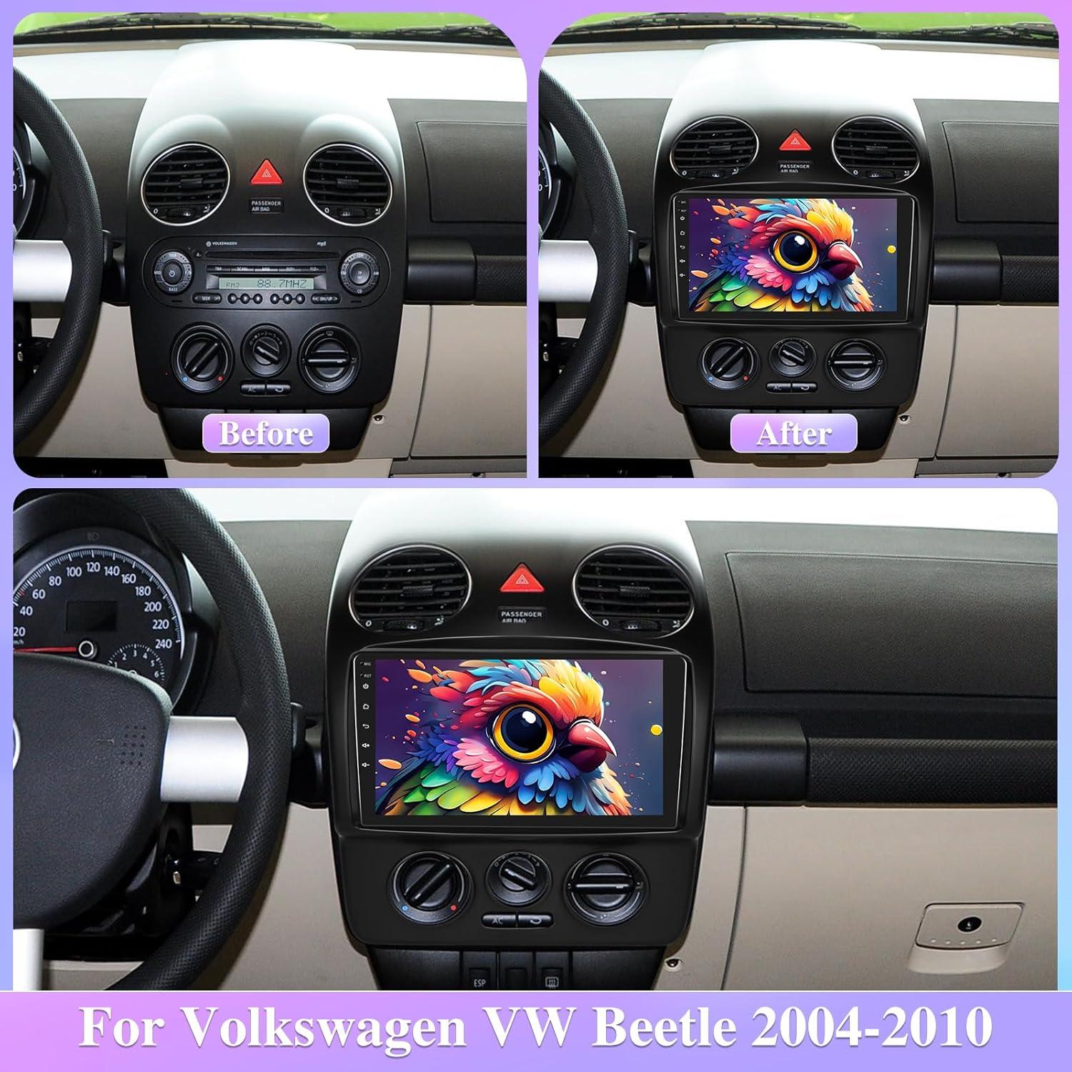 Radio de Coche Android 13 EKAT para VW Beetle 2004-2010