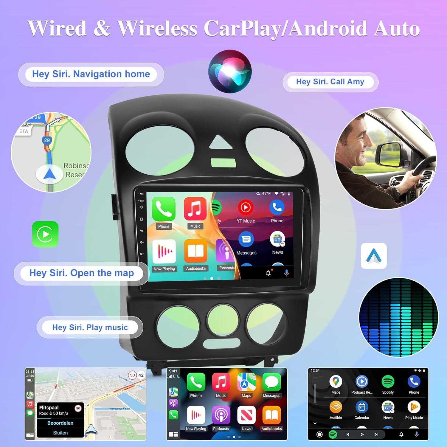 Radio de Coche Android 13 EKAT para VW Beetle 2004-2010