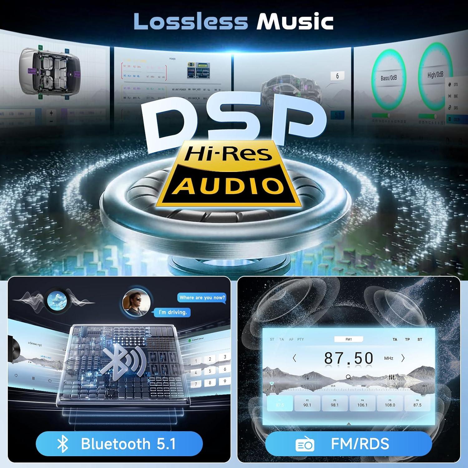 Radio Android 7" Hodozzy para VW Jetta Passat Golf 4G+64G