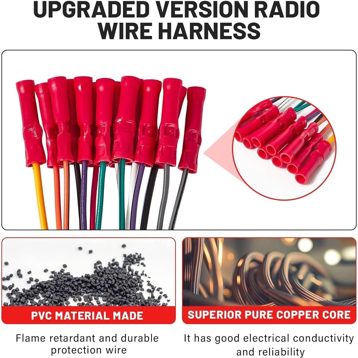 Arnés de Cableado Estéreo Red Wolf para Volkswagen, BMW, Audi